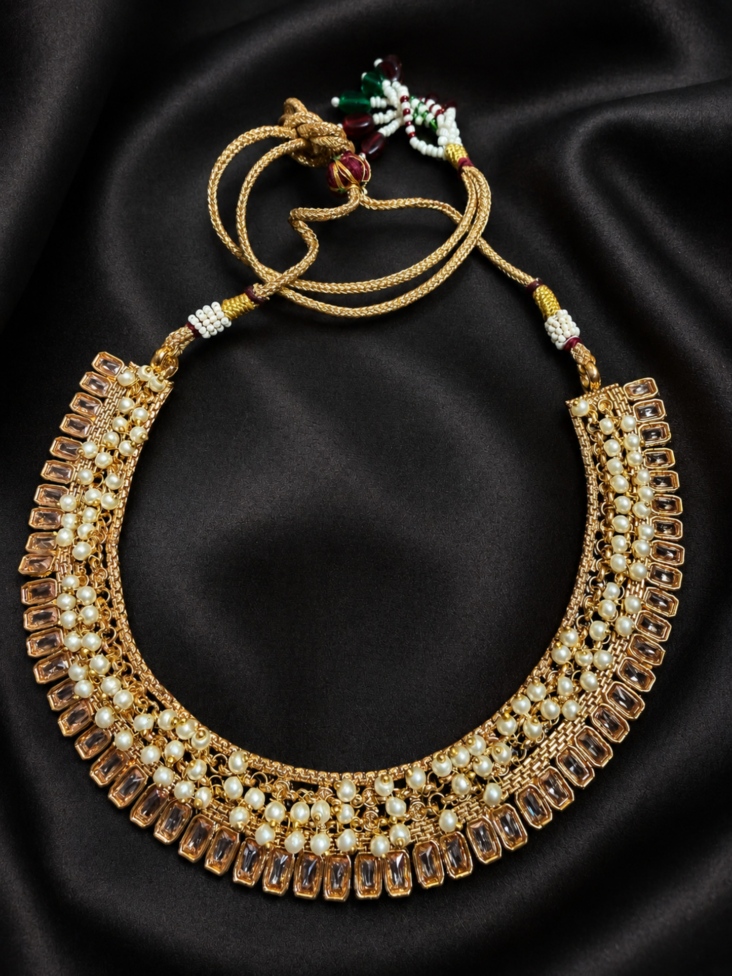 Antique Finish Choker/Necklace Set