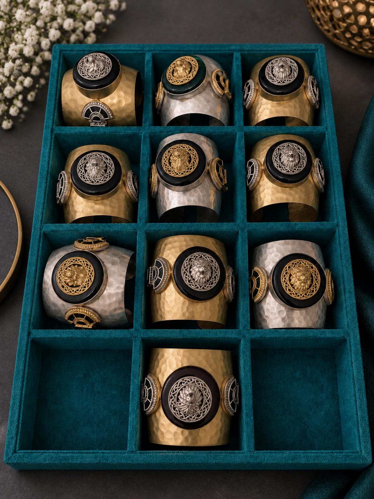 Metal Statement Cuffs