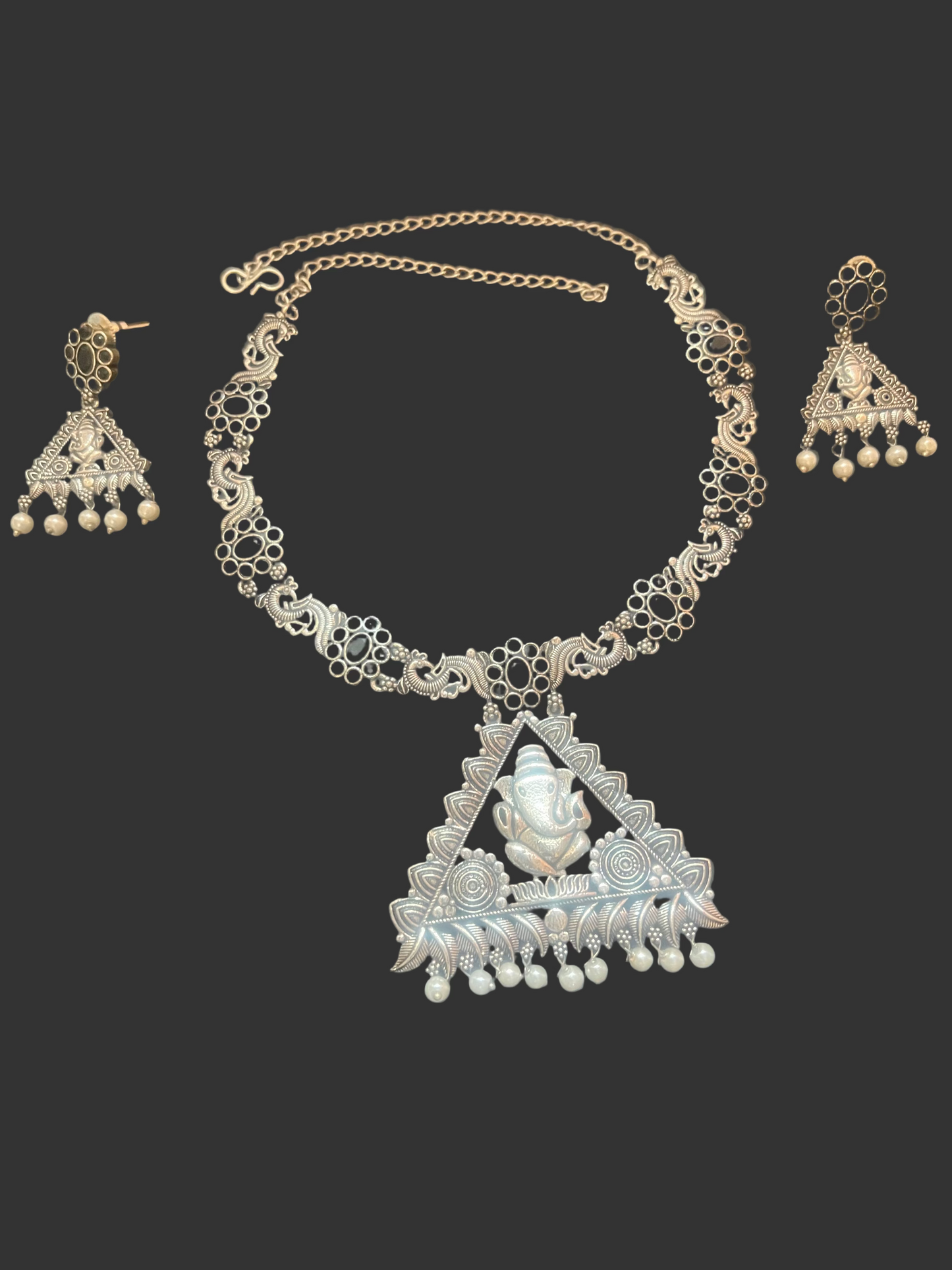 Ganeshji inspired Choker /Necklace Set