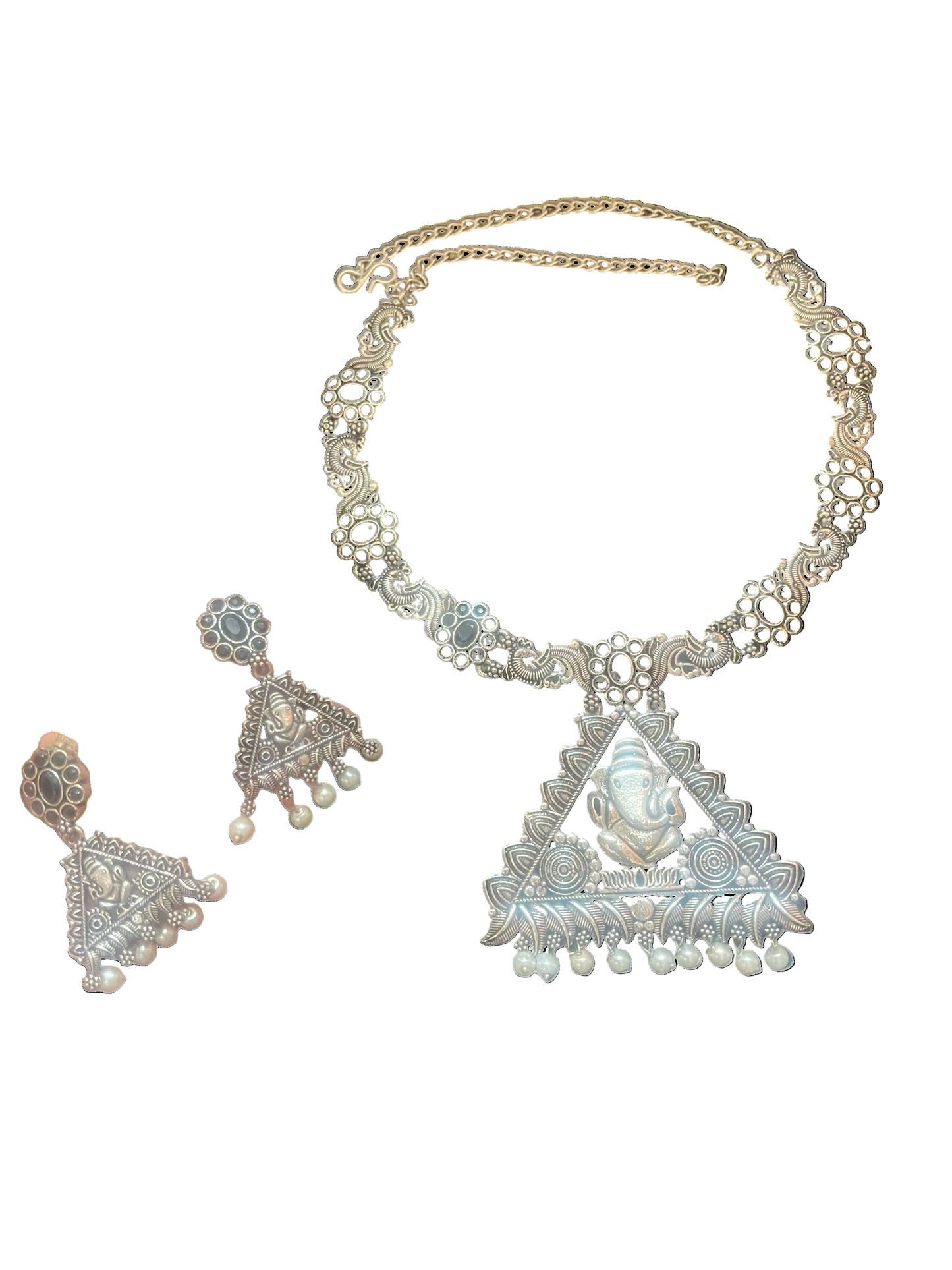Ganeshji inspired Choker /Necklace Set