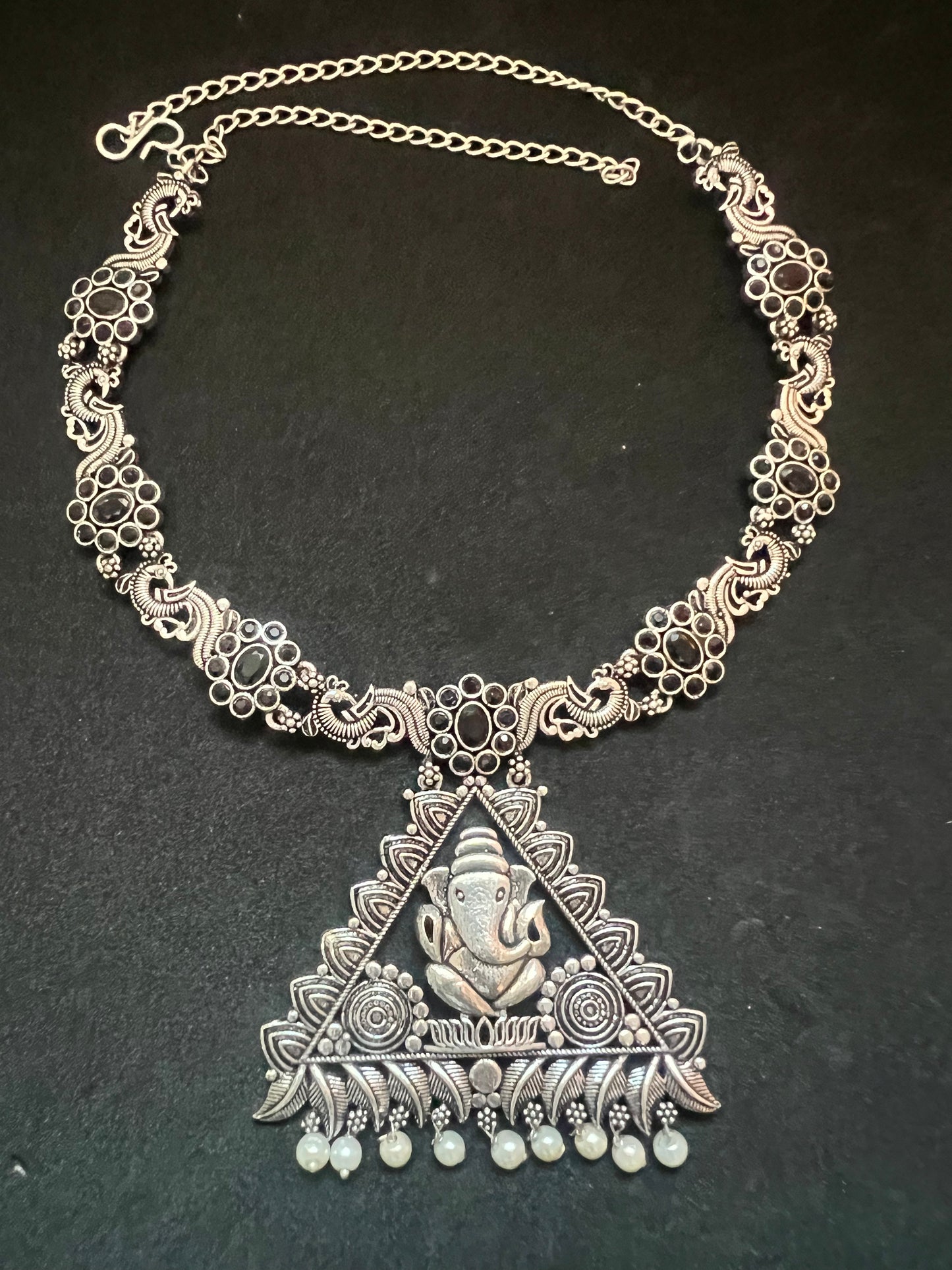 Ganeshji inspired Choker /Necklace Set