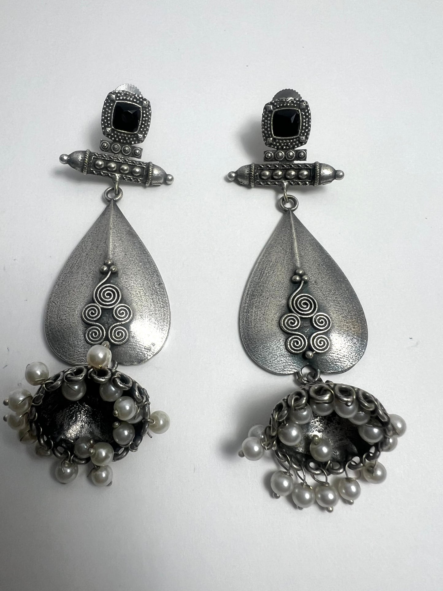 German Silver Earrings