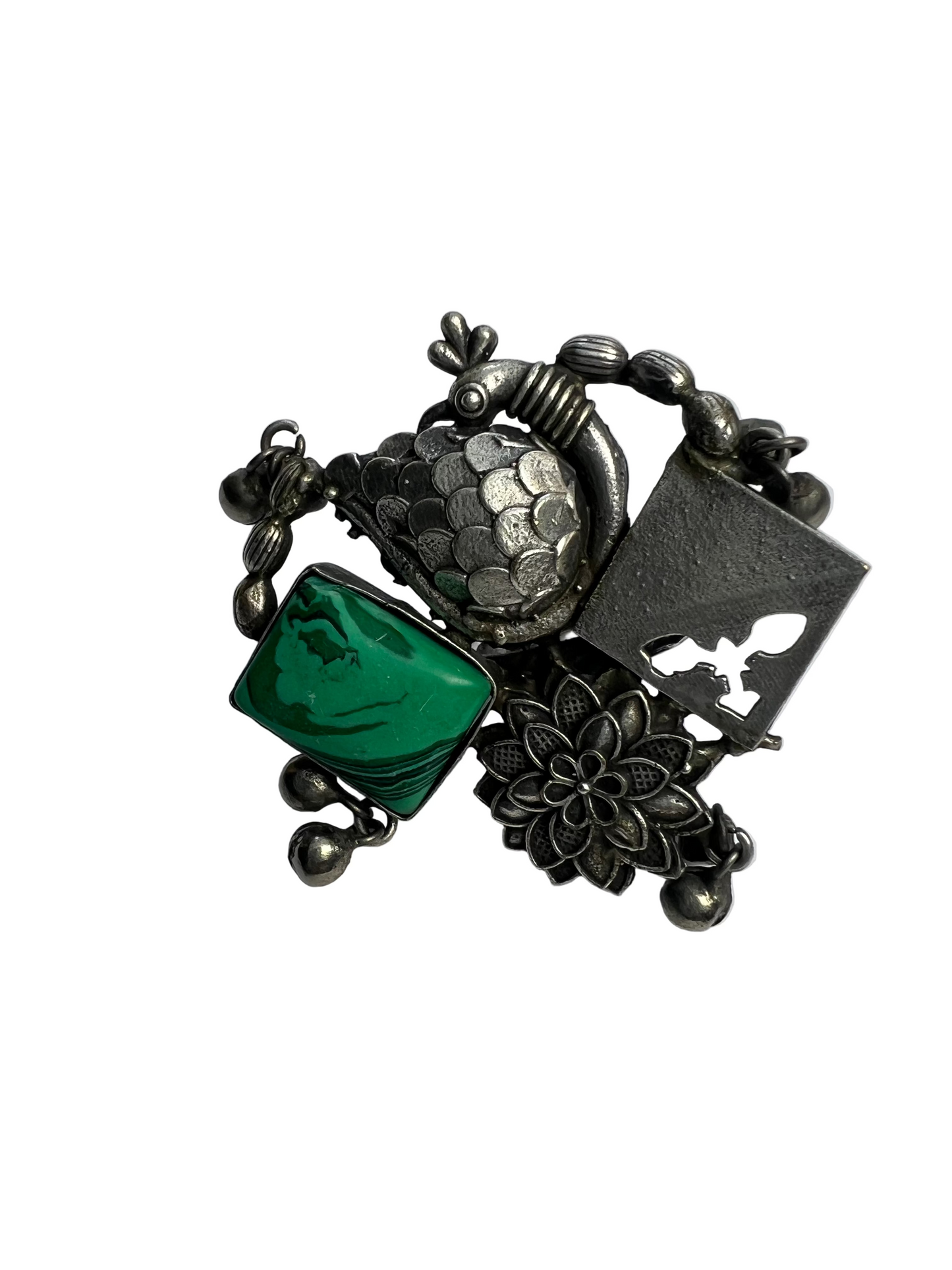 German Silver Adjustable Ring