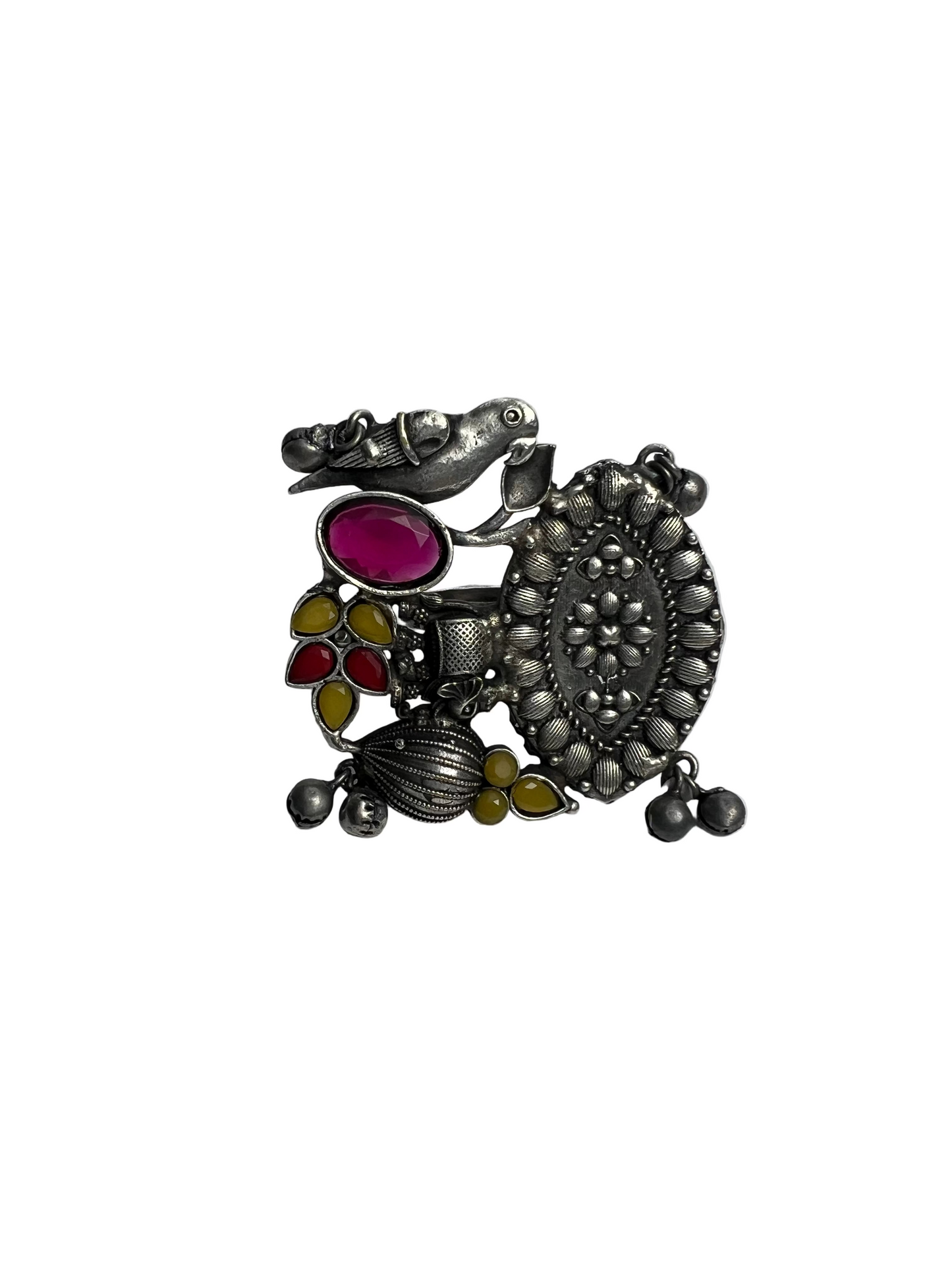 German Silver Bird Ring