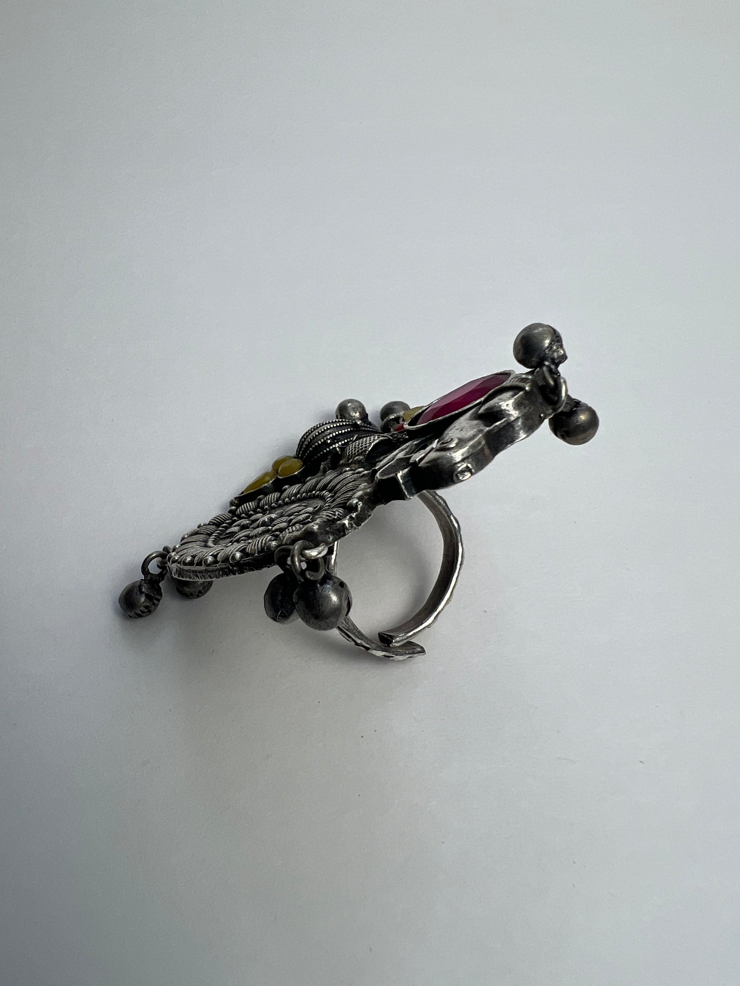 German Silver Bird Ring