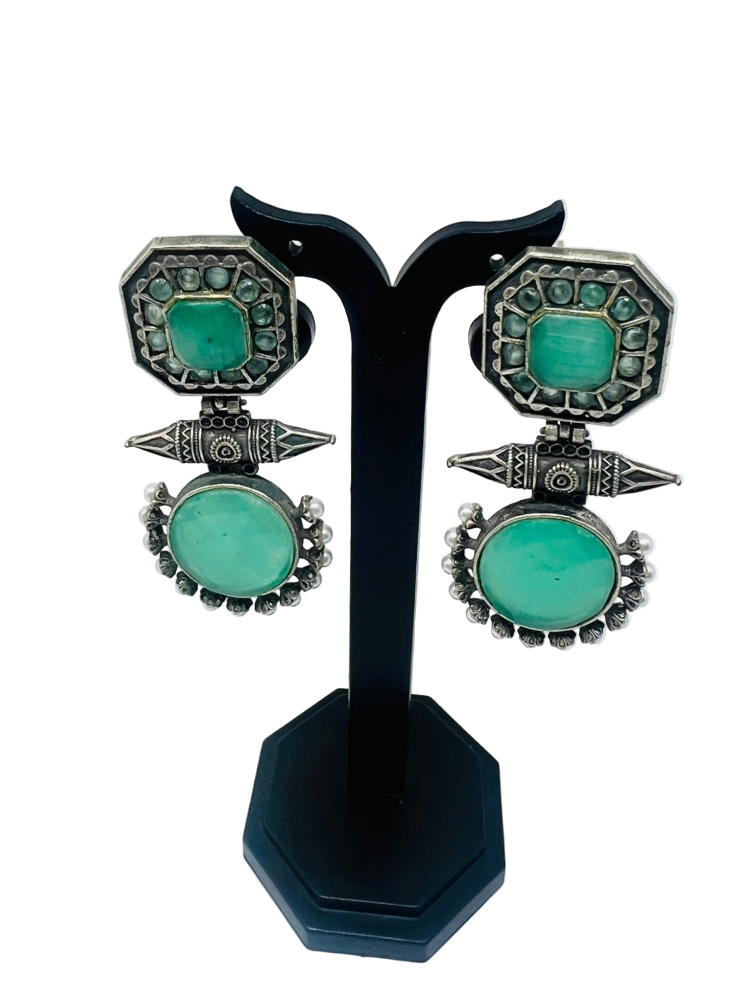 German Silver Earrings