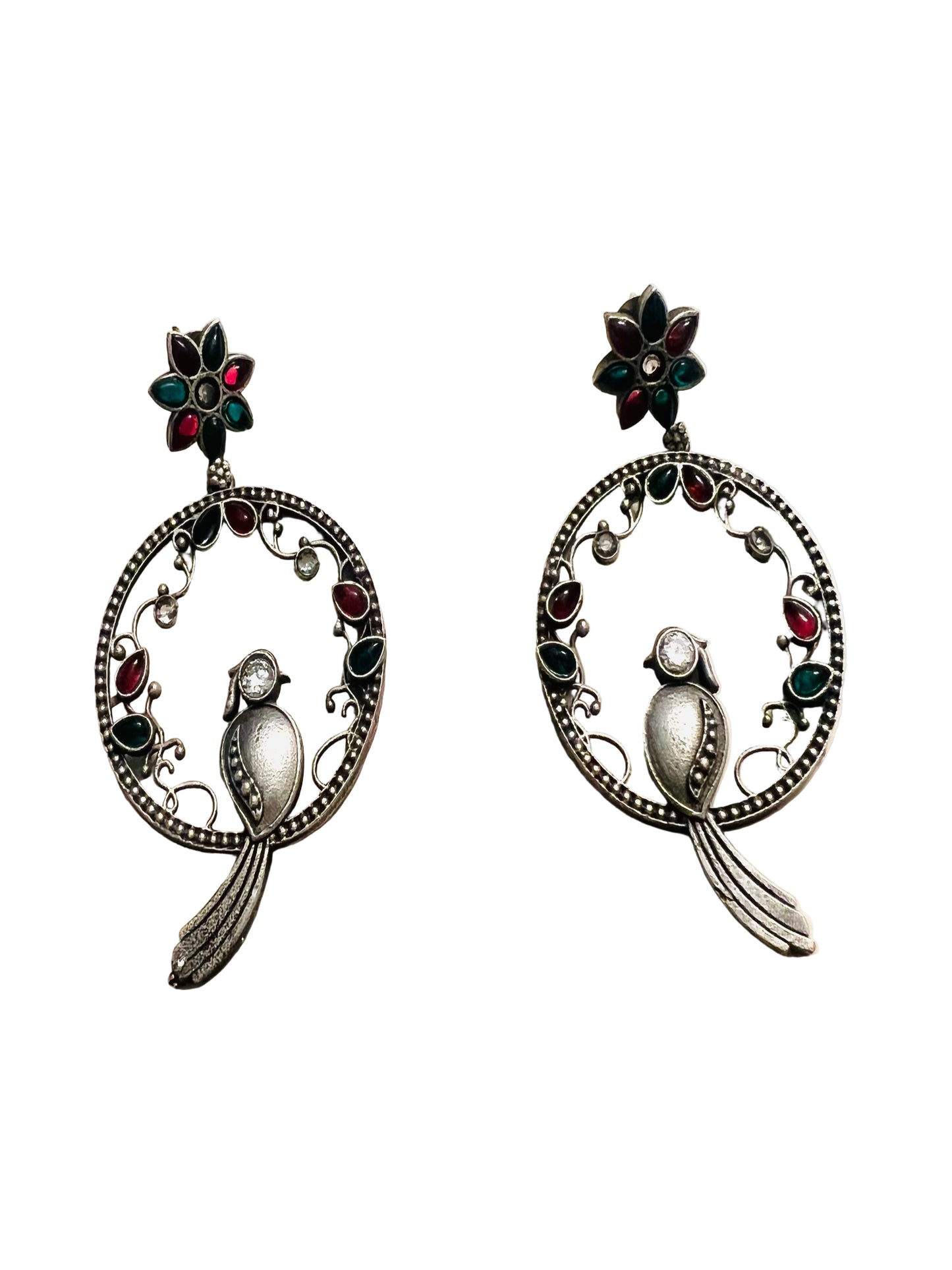 German Silver Earrings