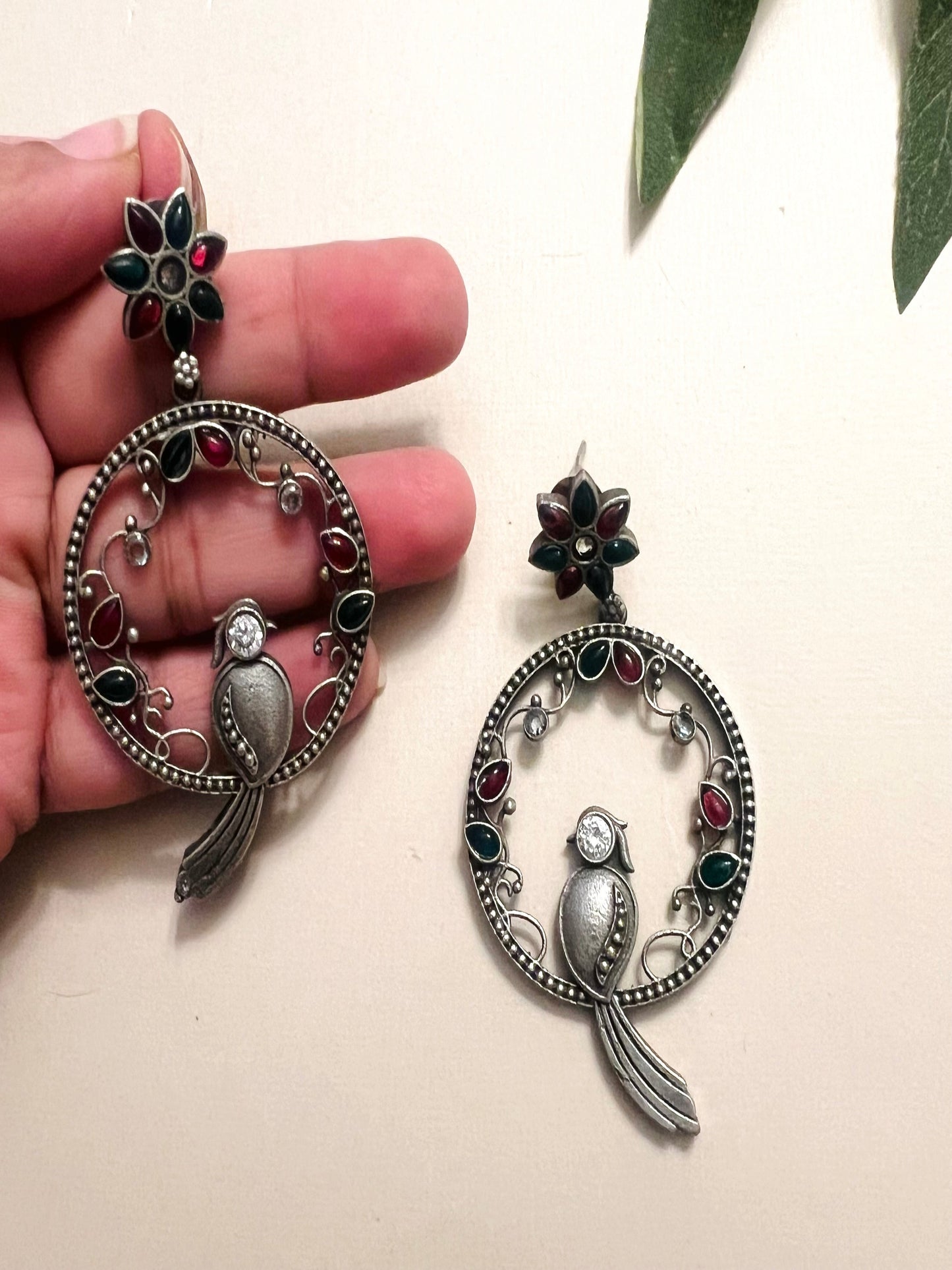 German Silver Earrings