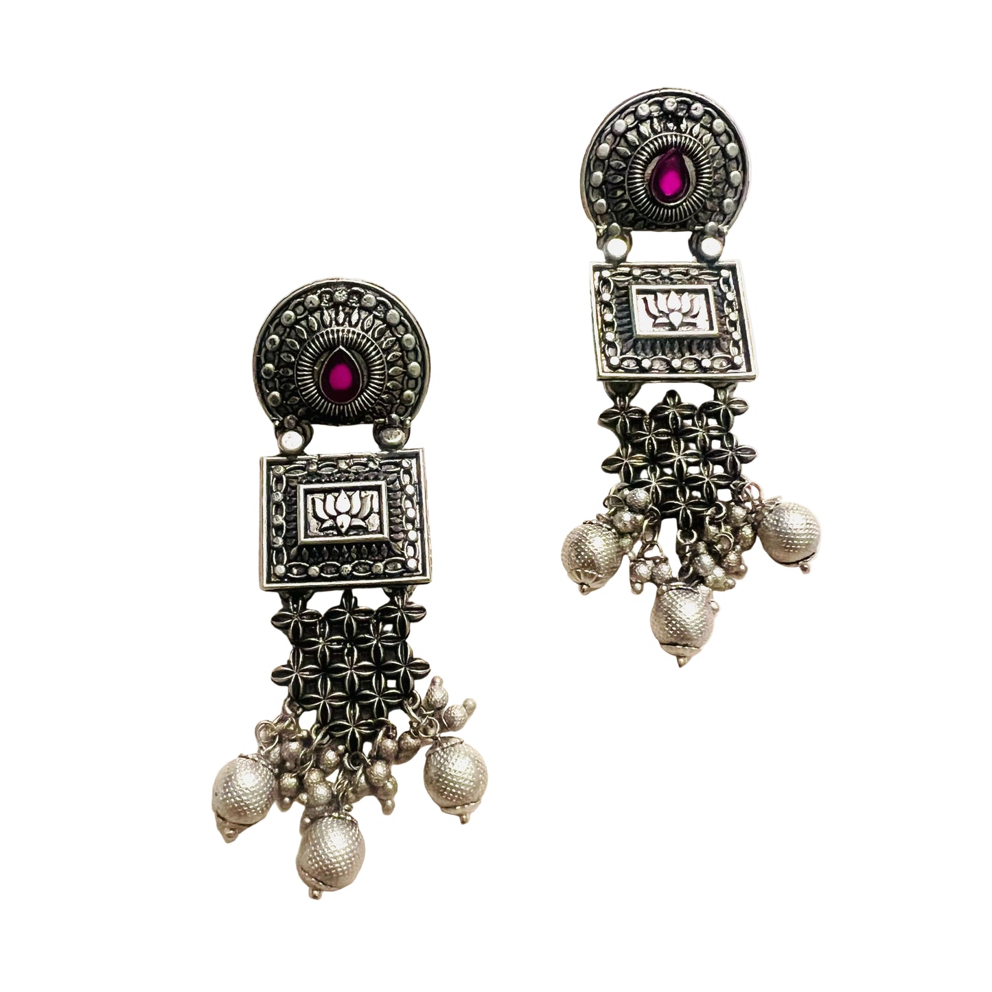 German Silver Earrings