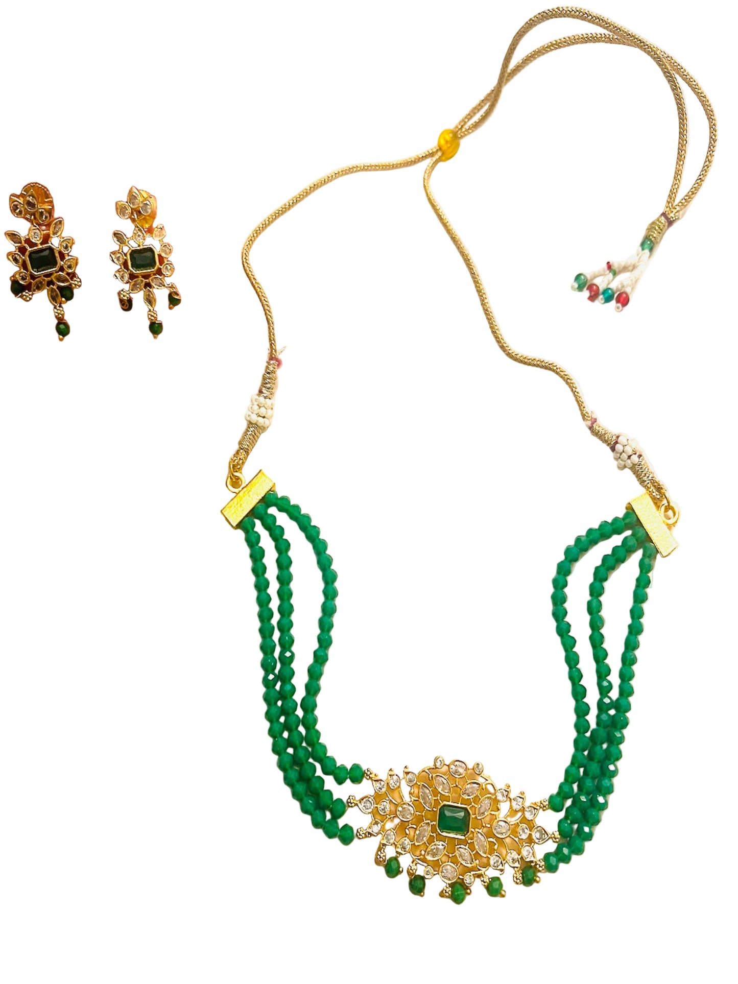 Crystal and Diamond Choker/Necklace Set