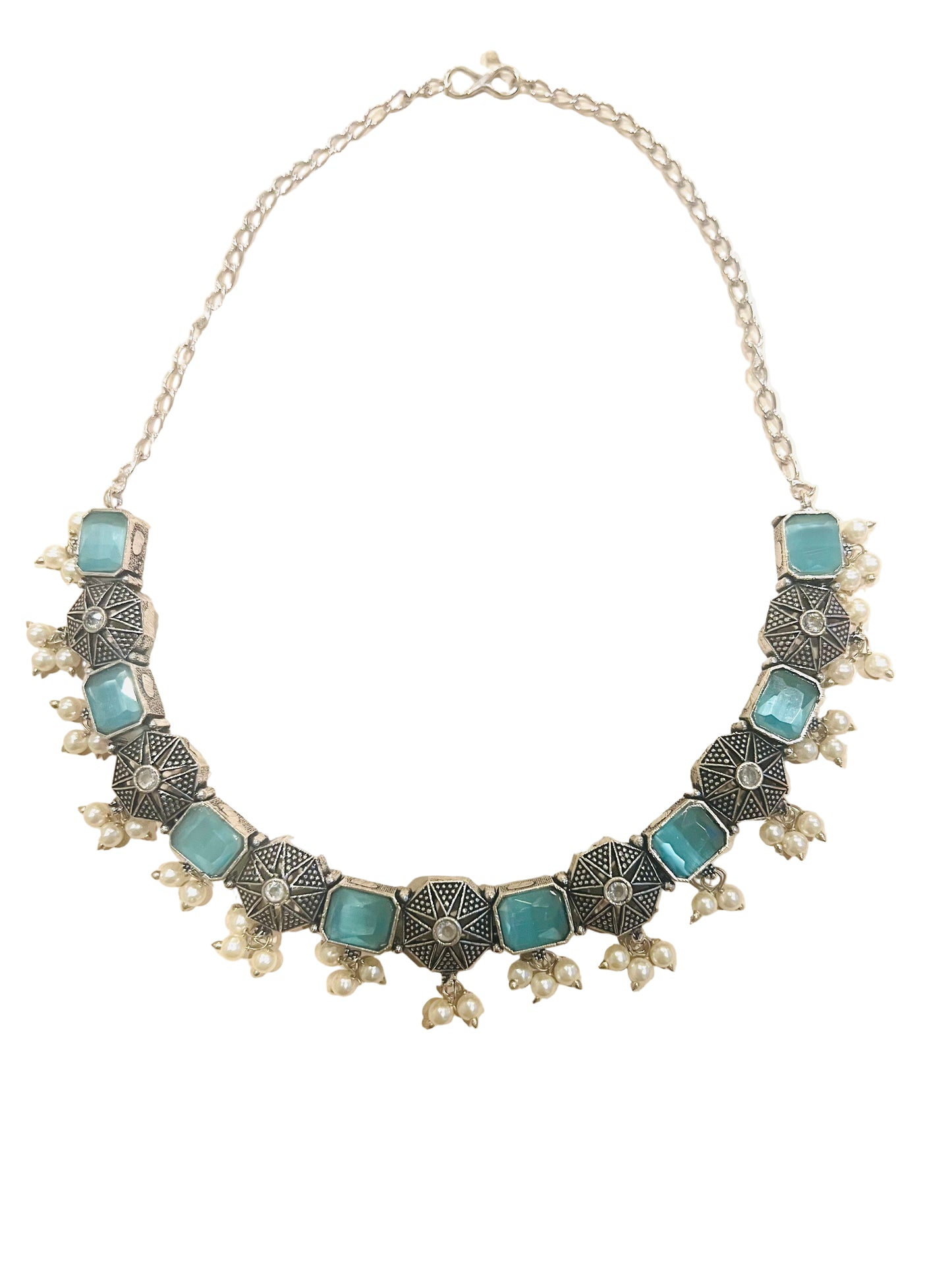 German Silver Necklace Set