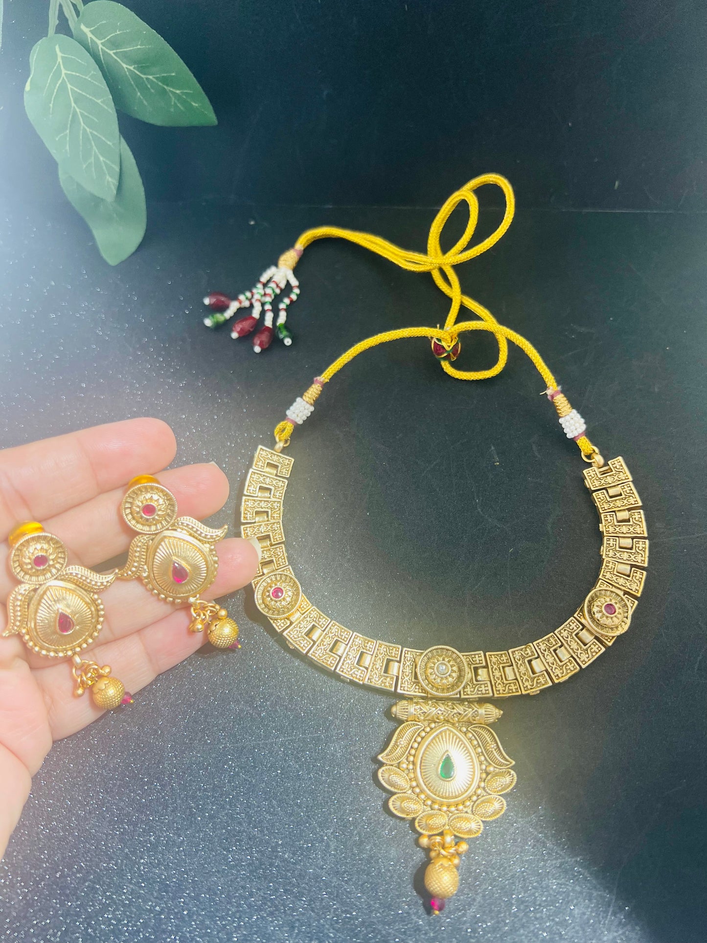 Rajwadi Hasdi Style Necklace