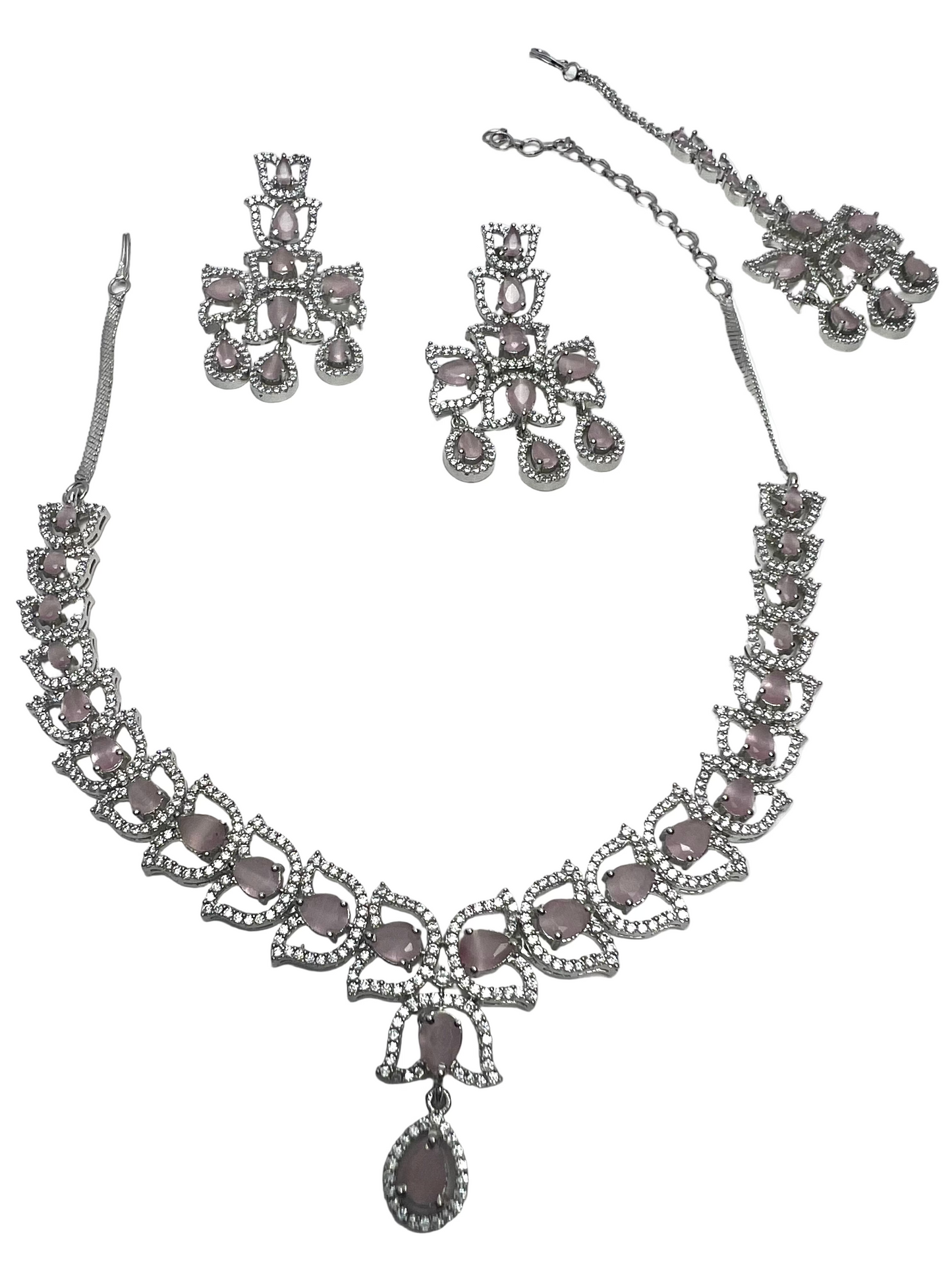 American Diamond(AD) Necklace Set