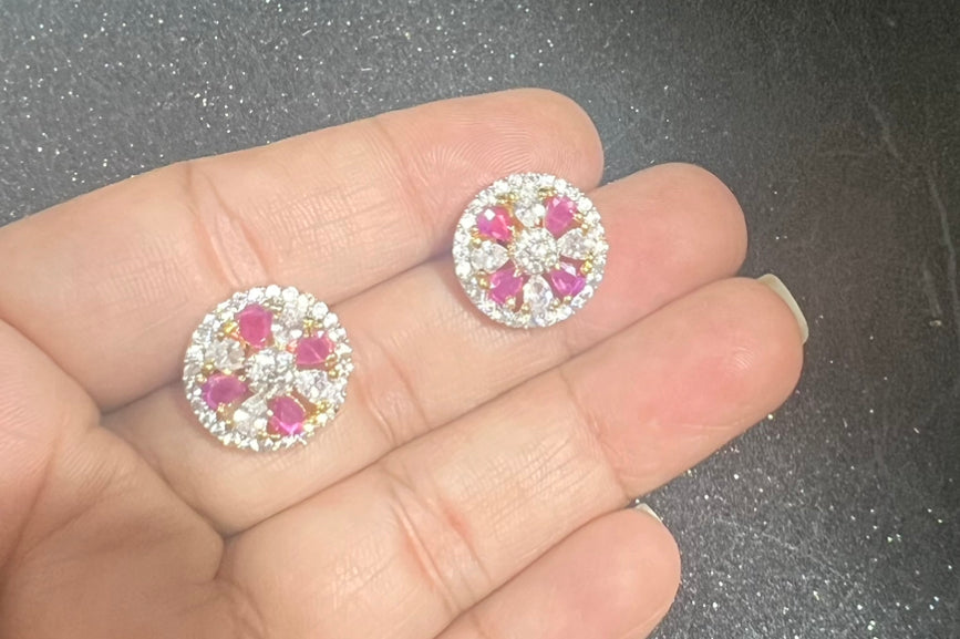 AD (American Diamond) Studs