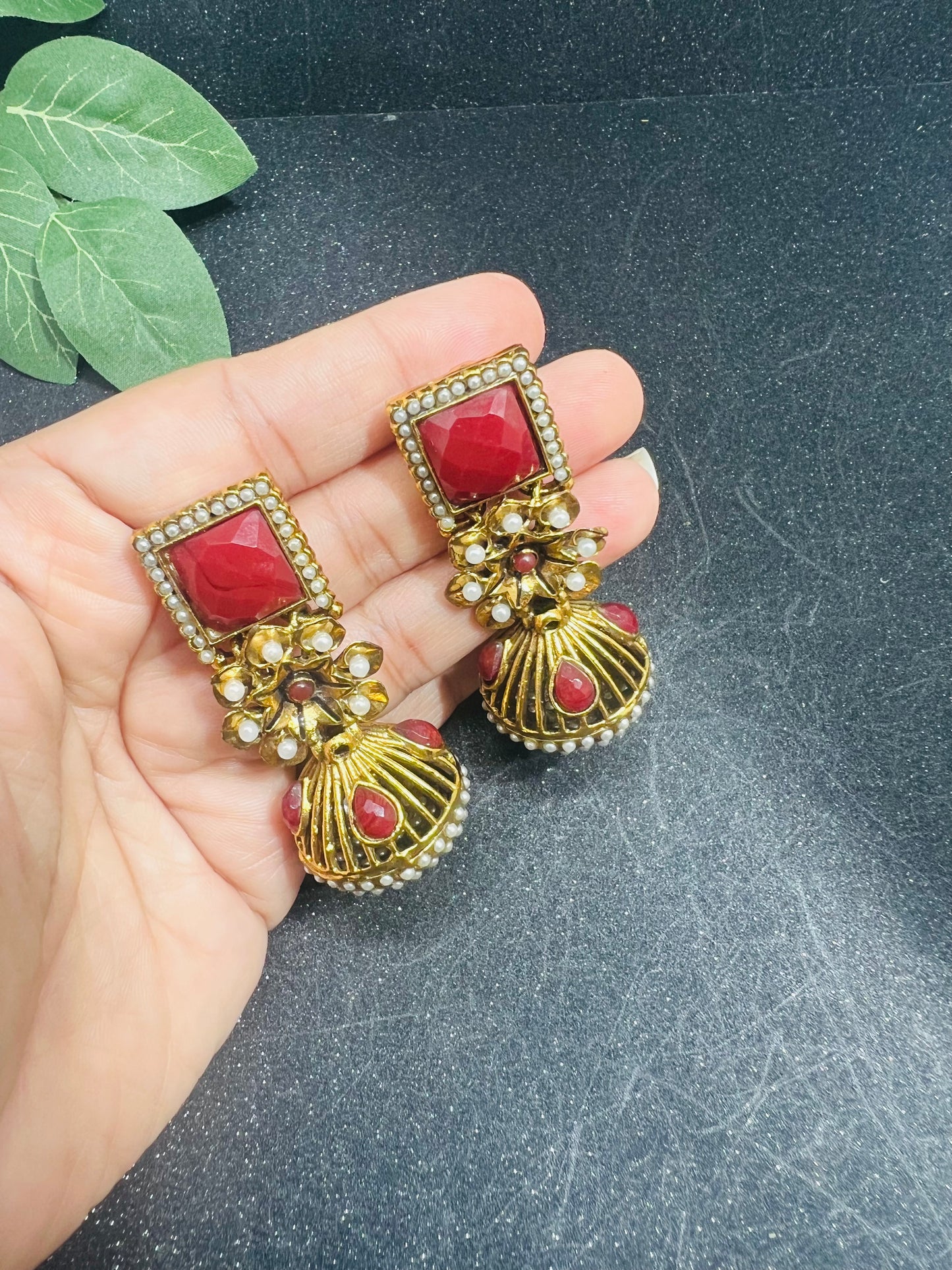 Stone Earrings