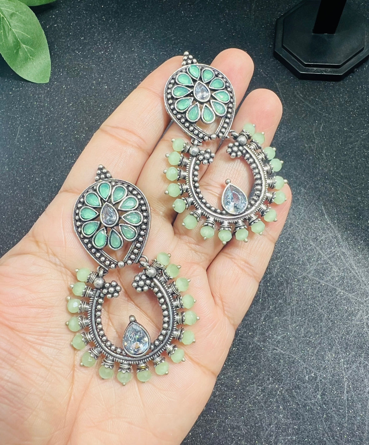 German Silver Earrings