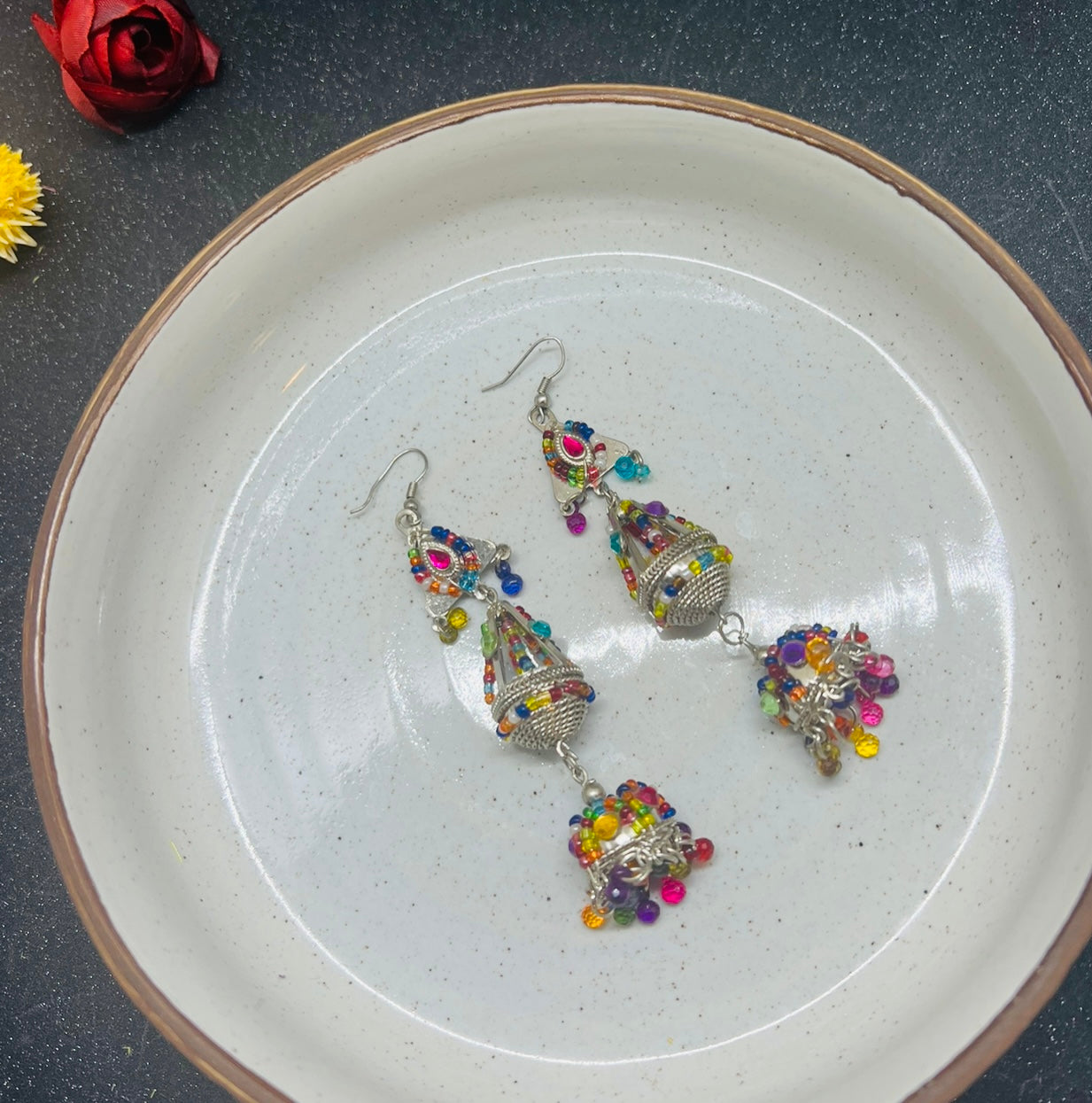 MultiColor Dangling Earrings