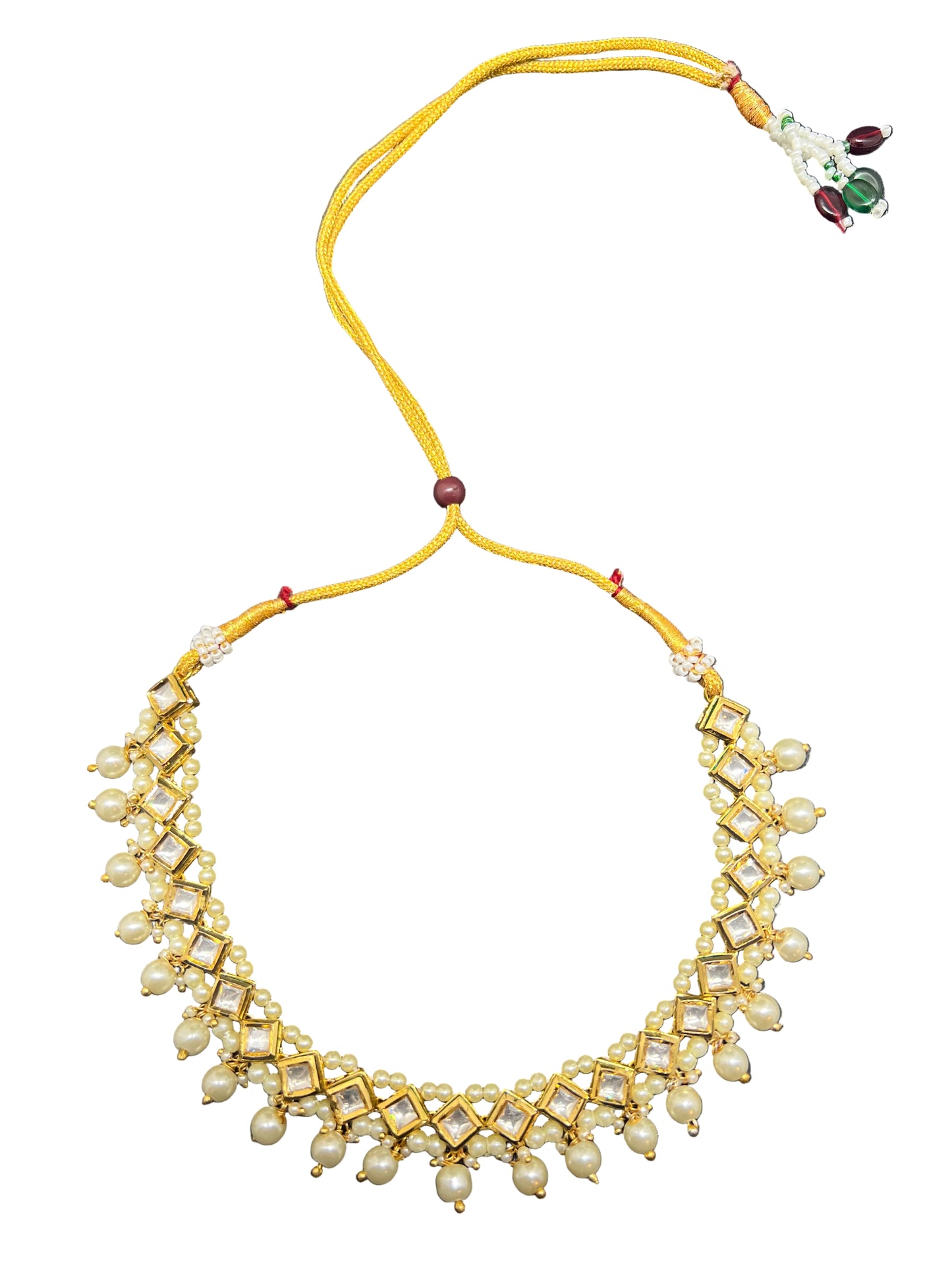 Pearl and Diamond Choker with Earrings