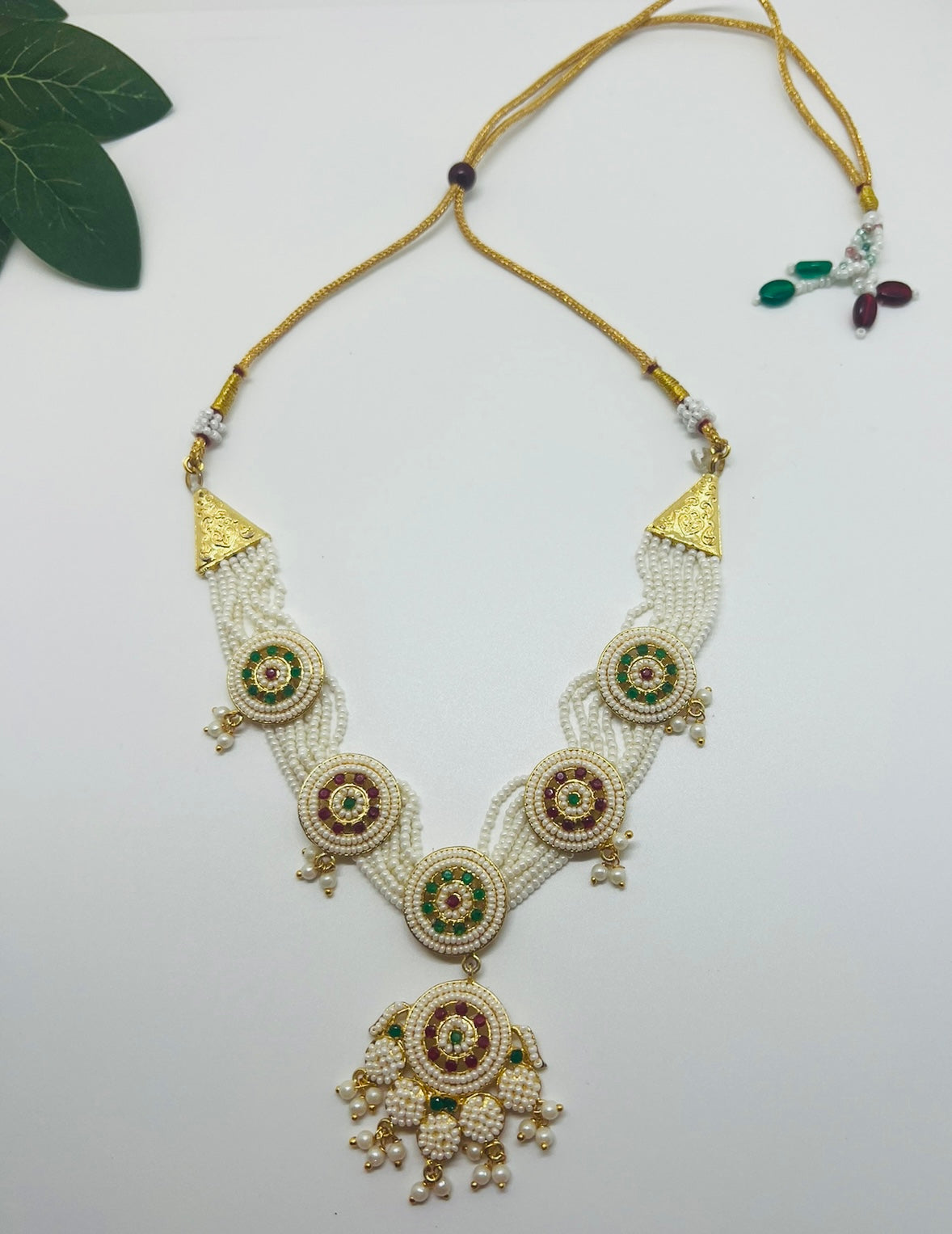 Pearl Necklace with drop earrings