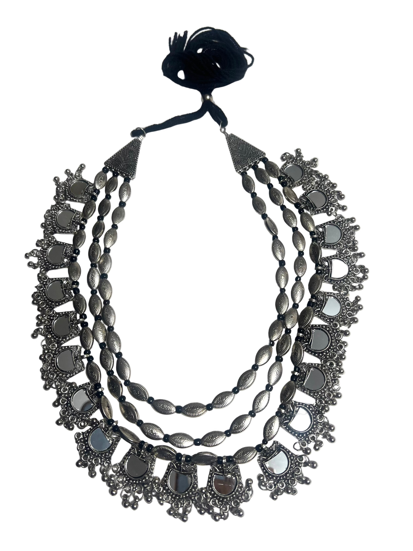 Layered Dholki Design Necklace Set