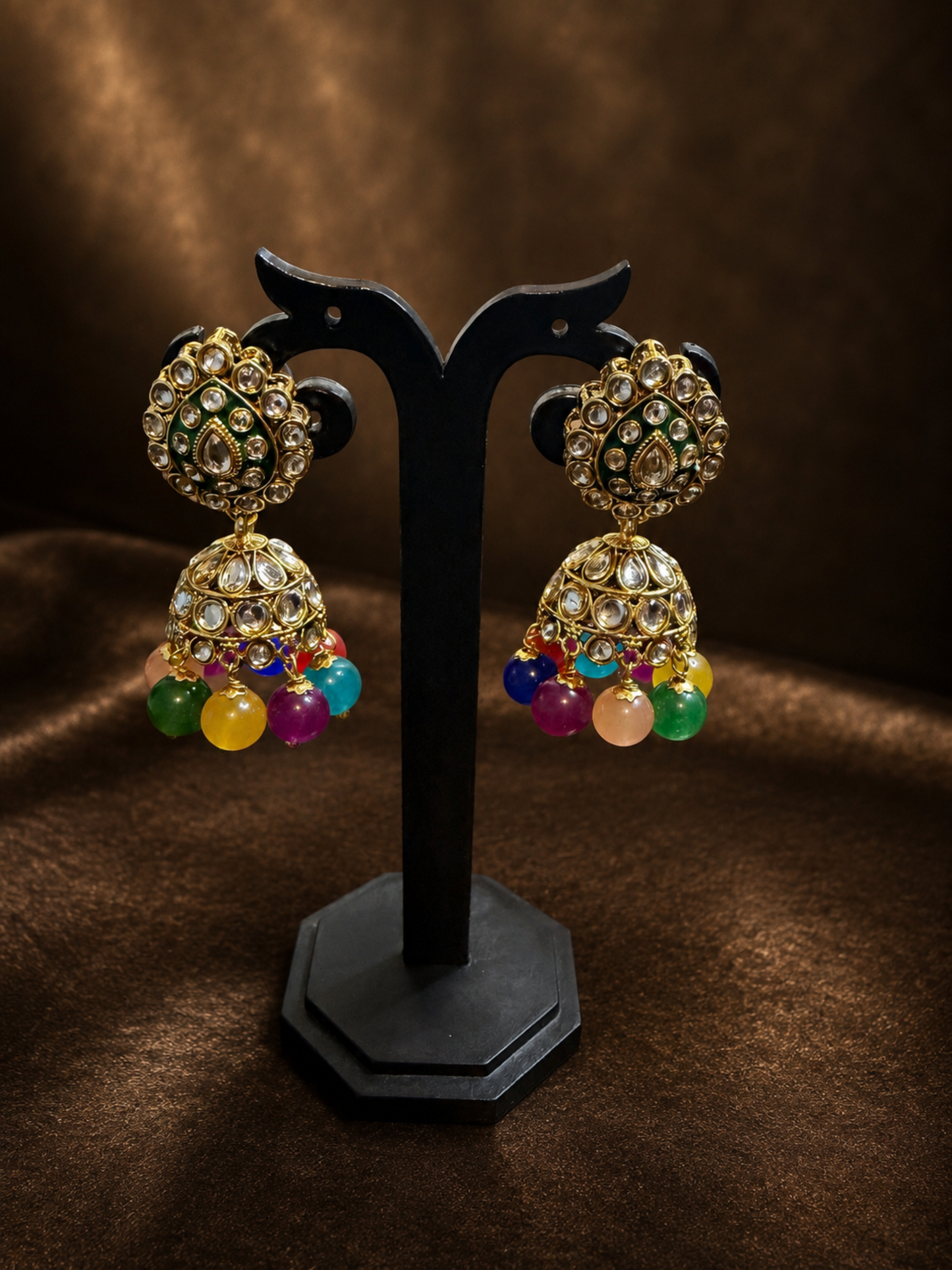 Multi-color Kundan Necklace Set