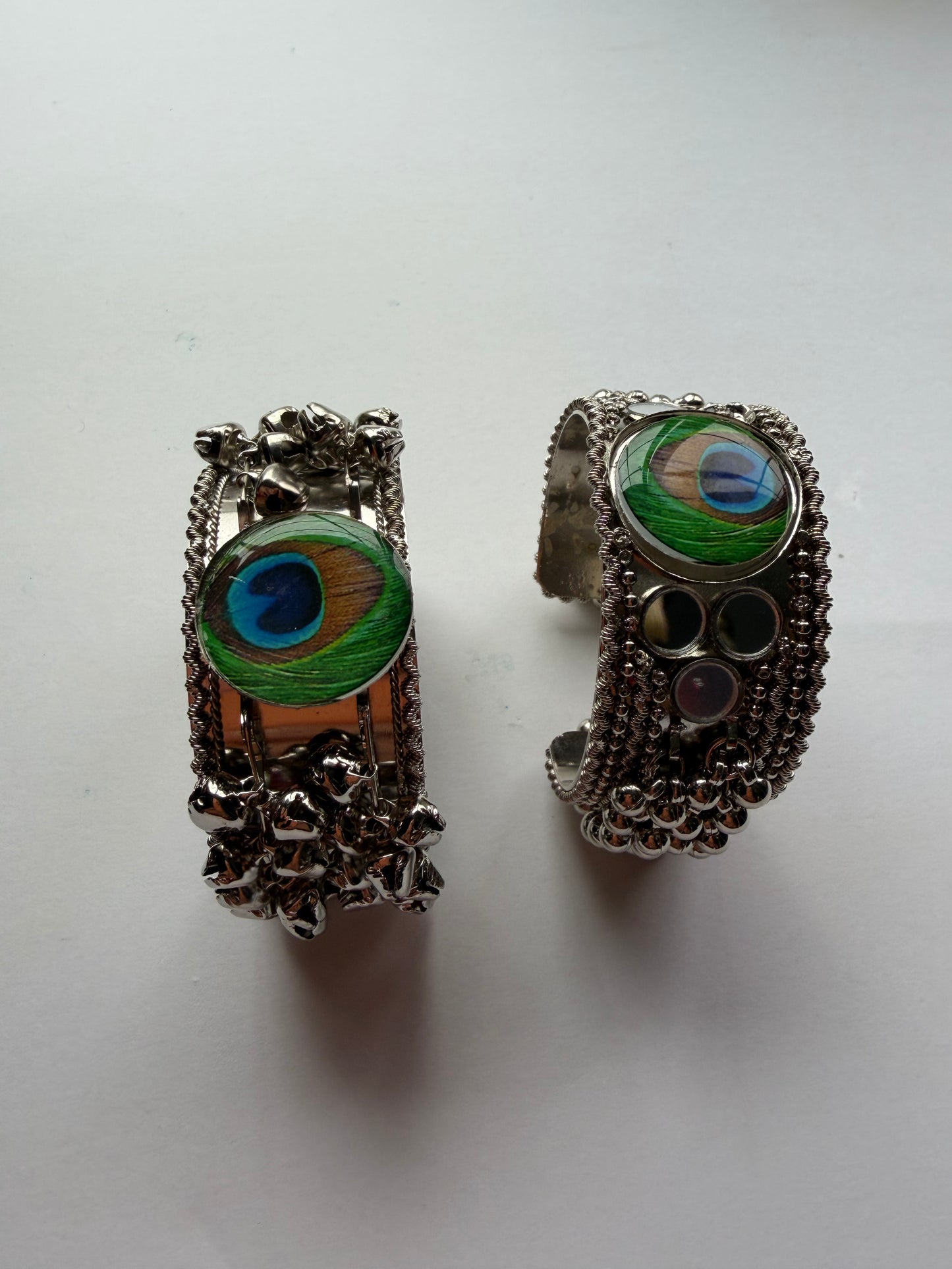 Peacock Necklace and Bracelet Set