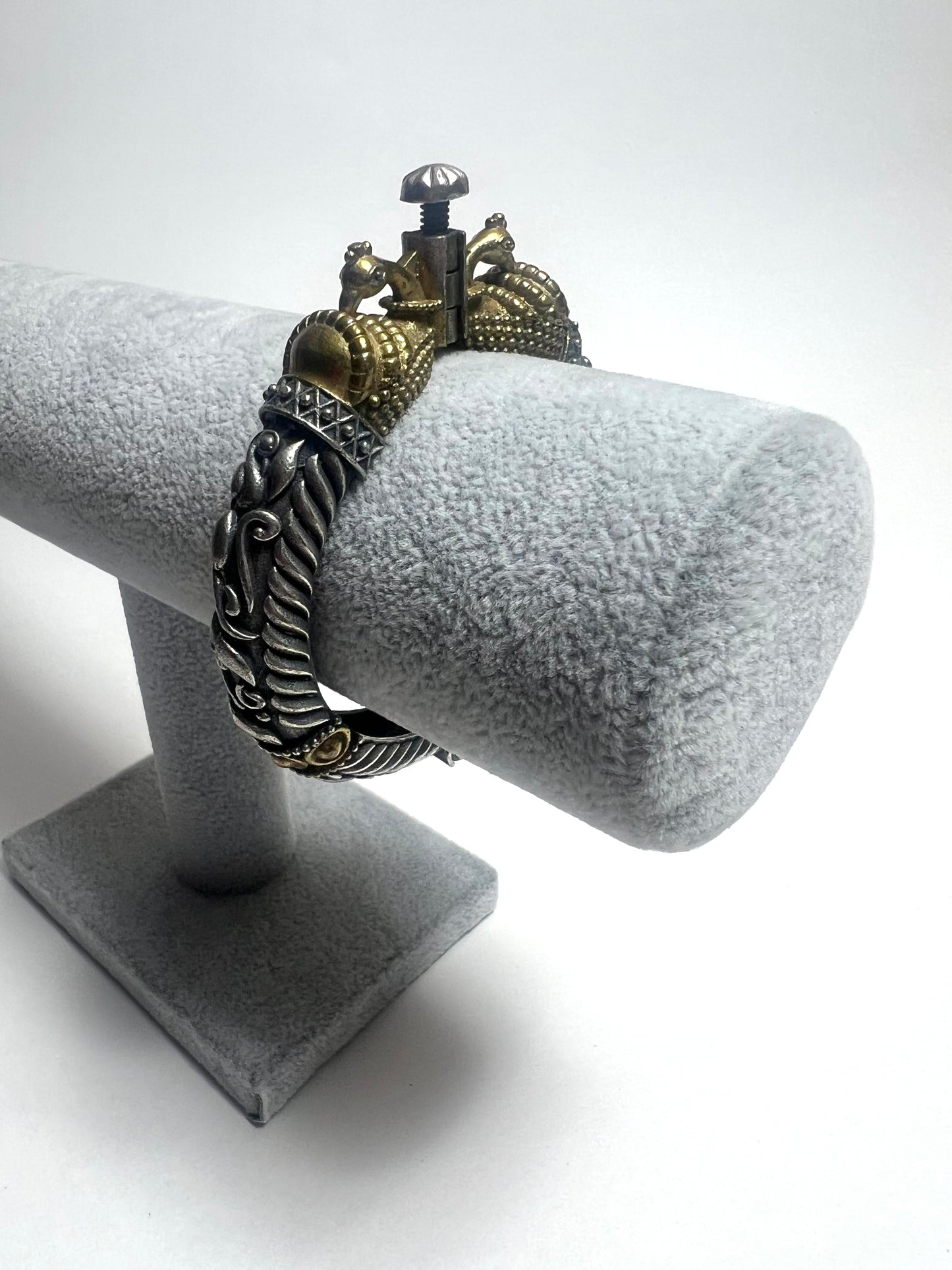Peacock Dual tone Openable Kada/Bangle