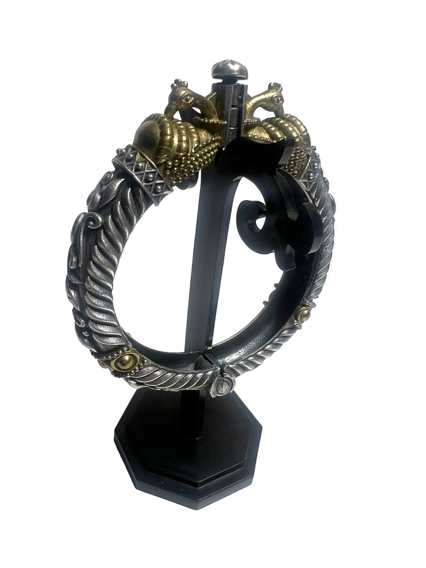 Peacock Dual tone Openable Kada/Bangle