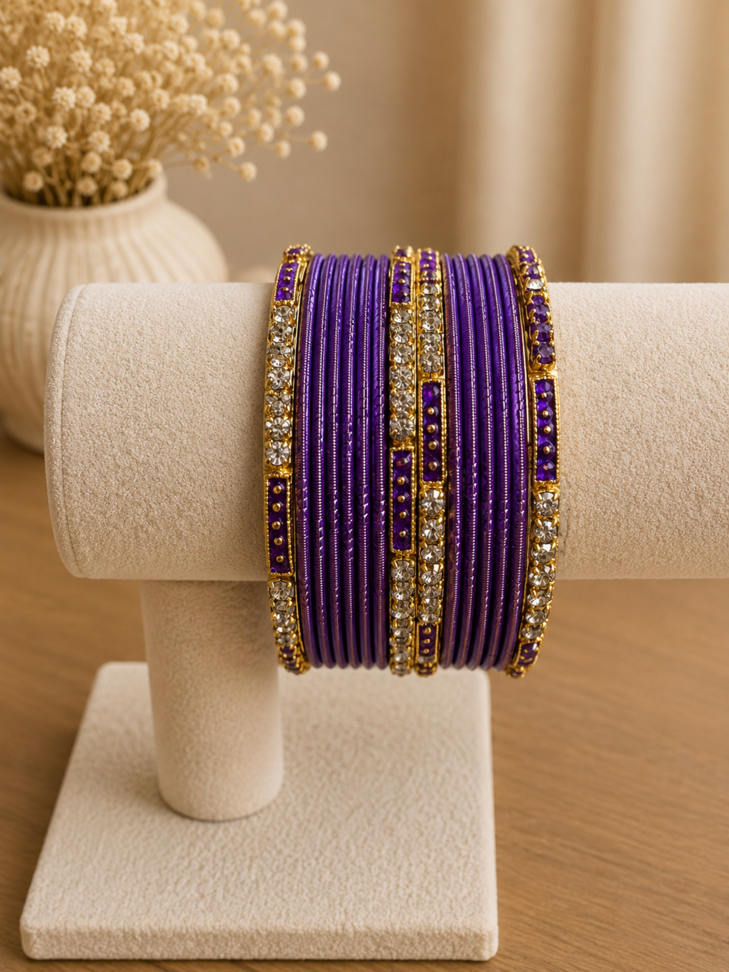 Purple Bangle Set