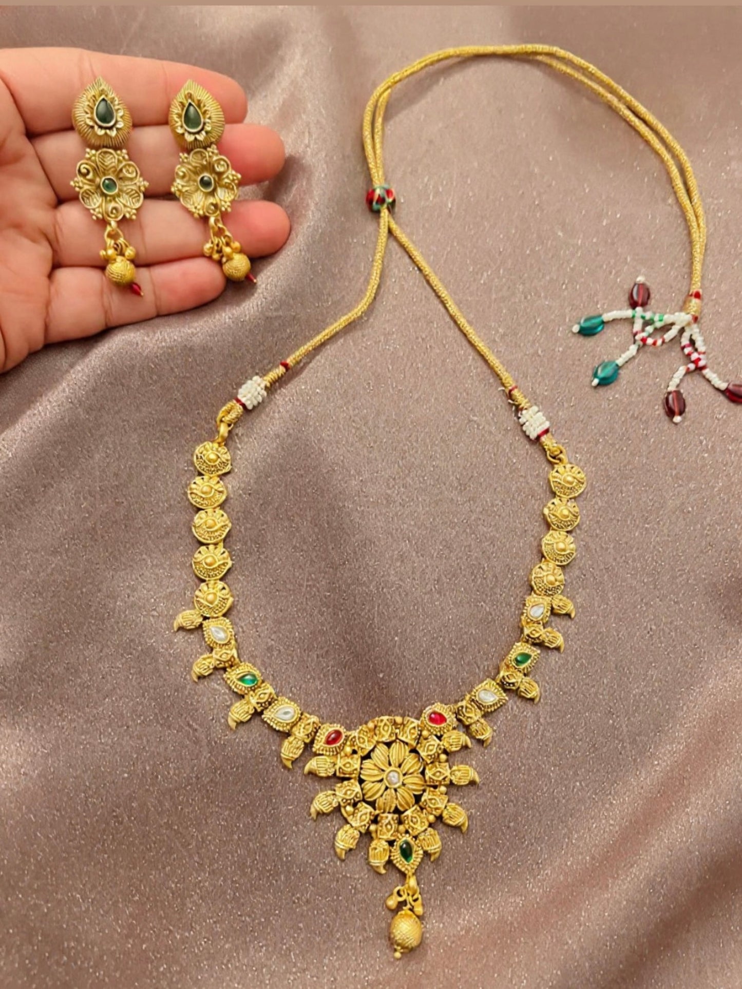 Rajwadi Necklace Set