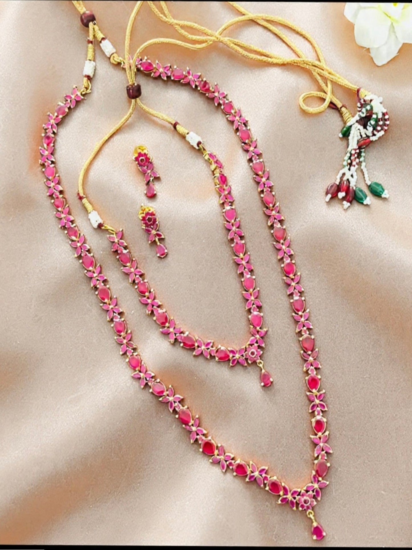 Ruby Combo Necklace Set