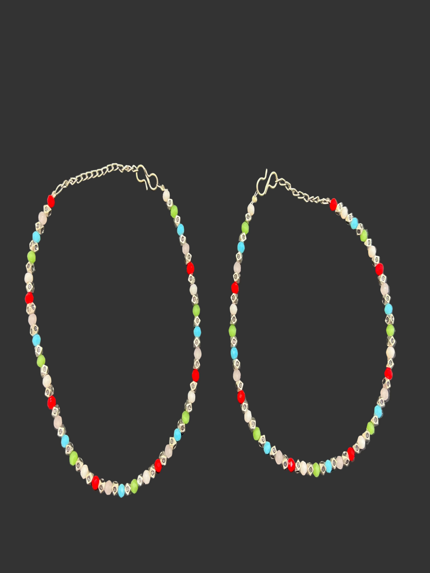 Multi color Beads Anklets