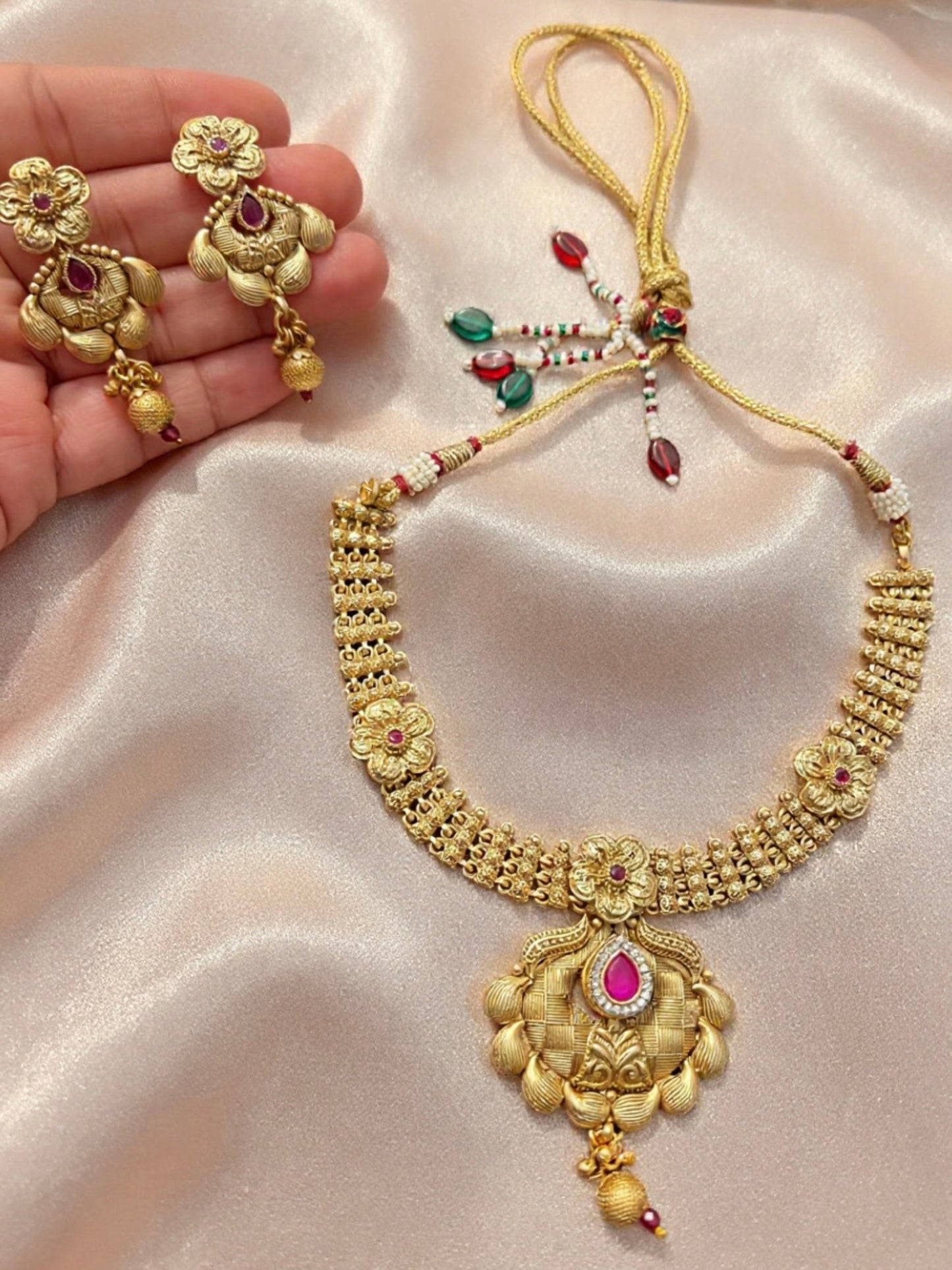Rajwadi Necklace Set