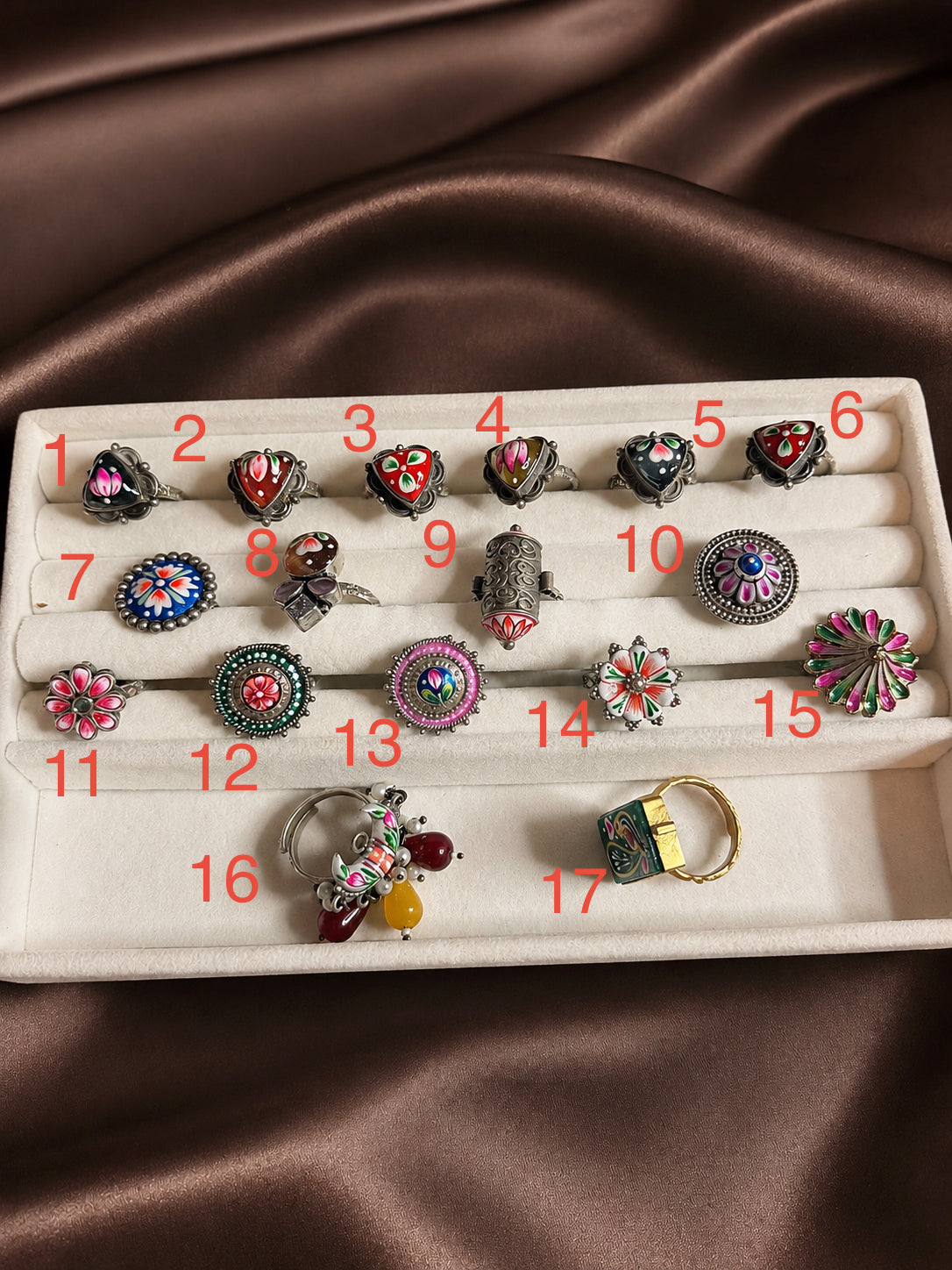 Hand-Painted Rings