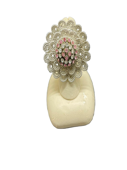 Silver Plated Adjustable Ring