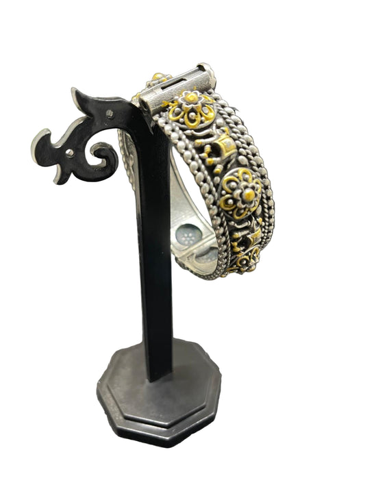 German Silver Dual-tone kada/Bangle