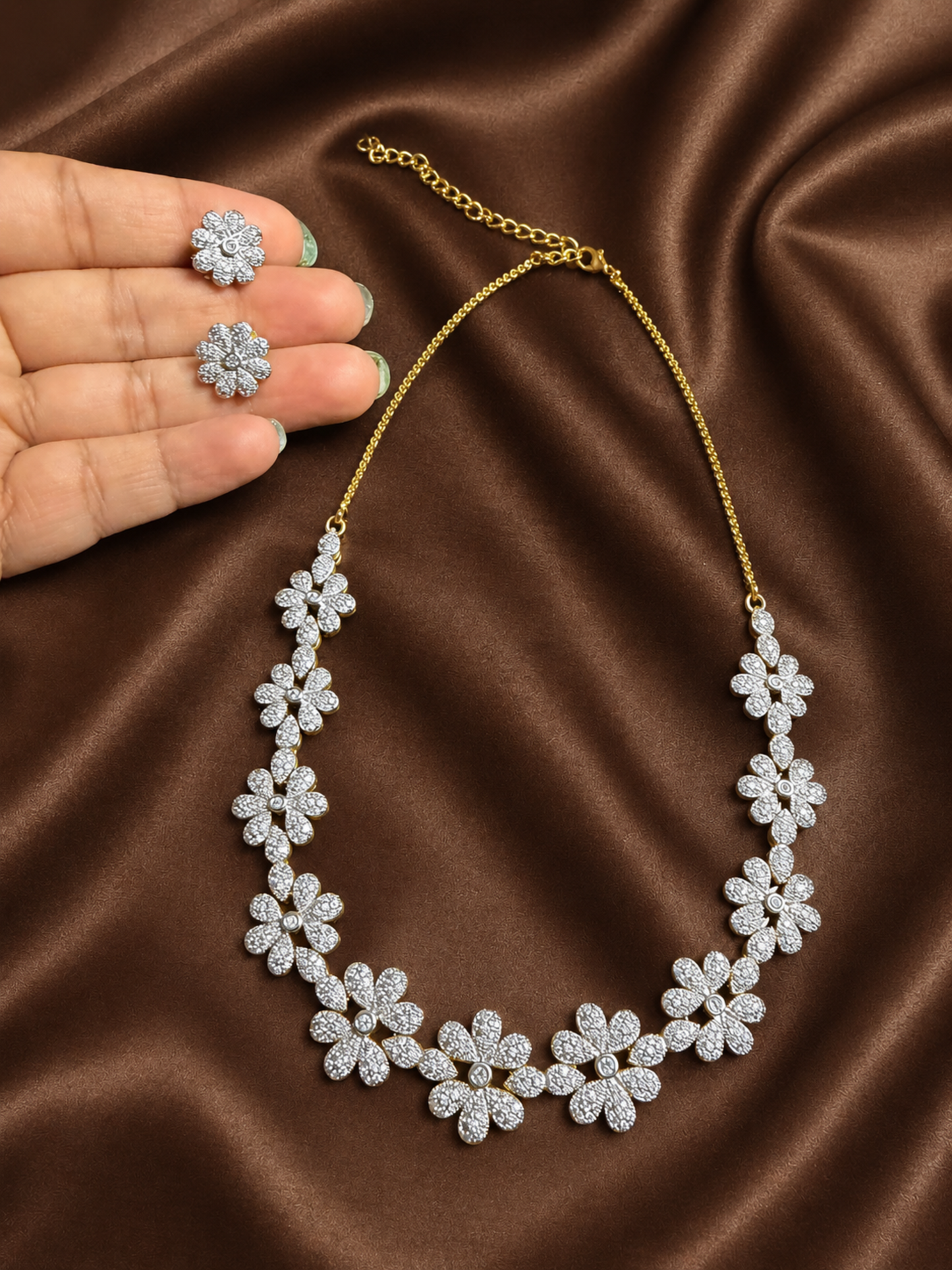 American Diamond  (AD) Necklace Set