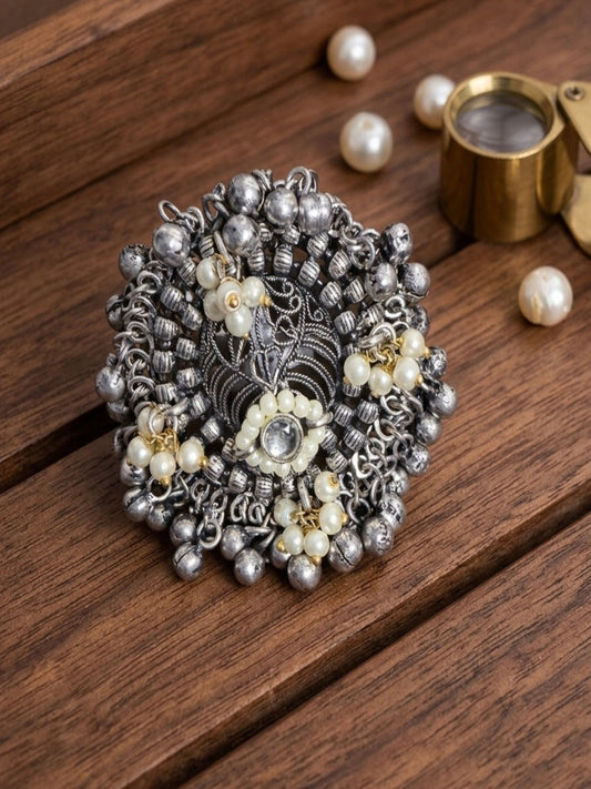 Ghungroo Pearl Ring