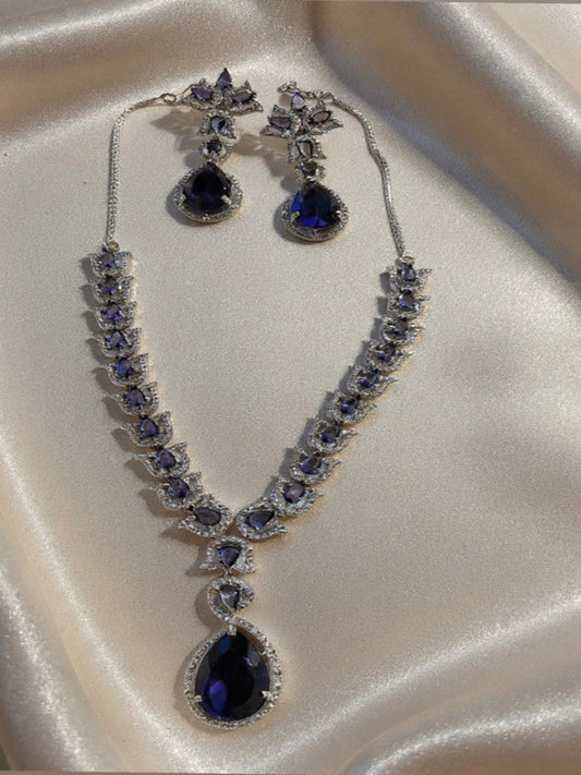 American Diamond Necklace Set