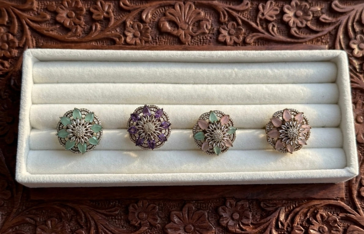 Antique Finish Rings