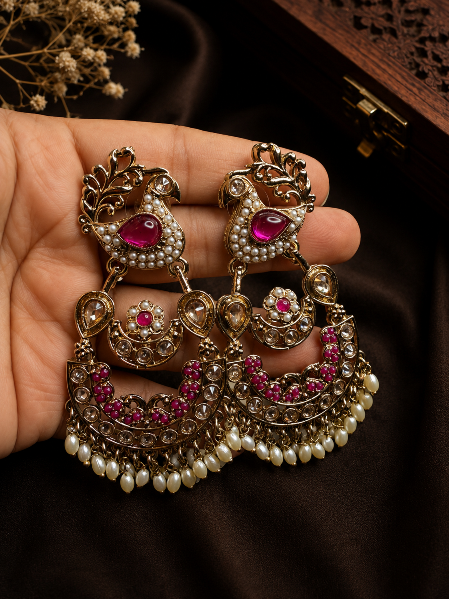 Antique Finish Bird Earrings