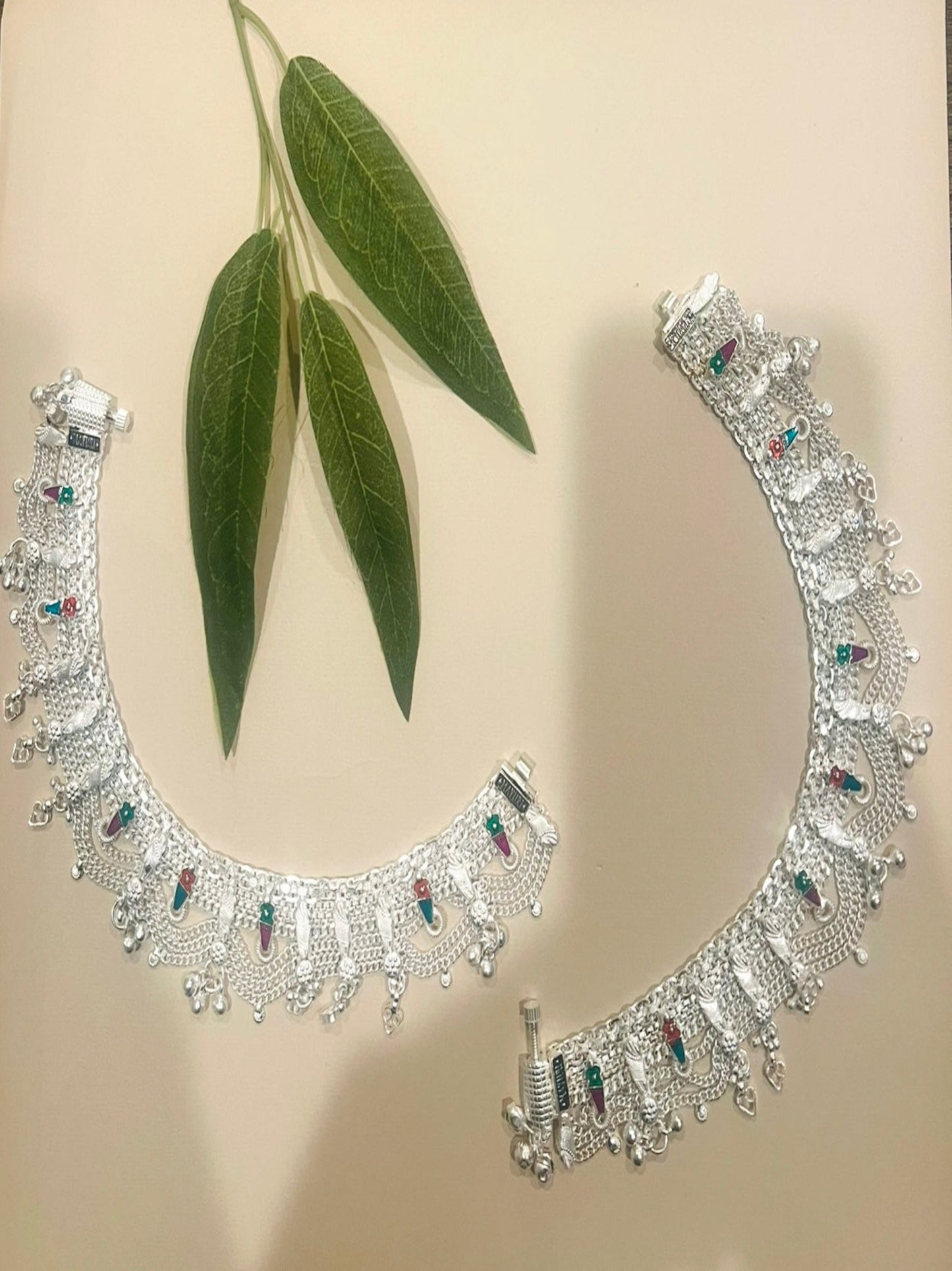 Silver Plated Anklets