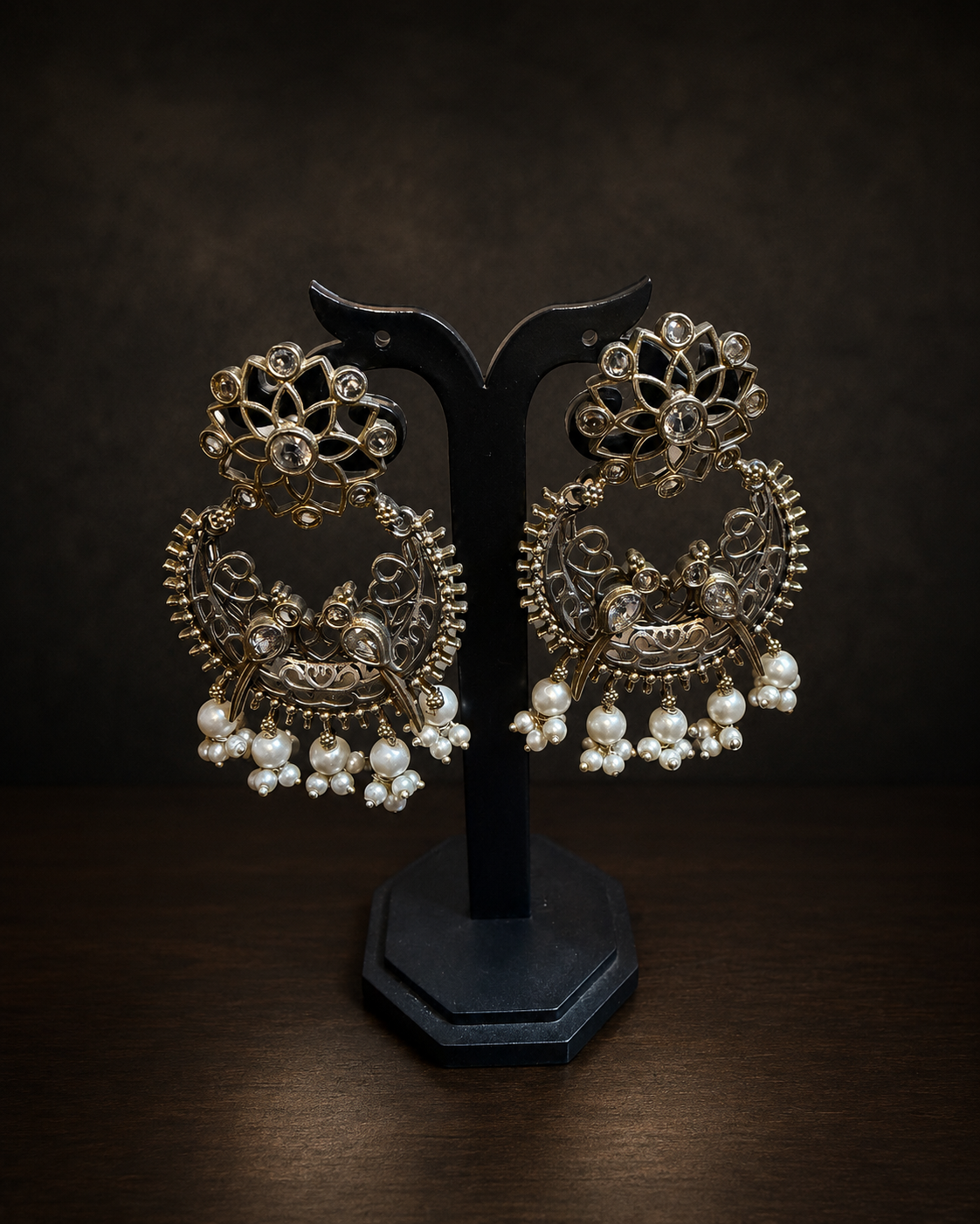Dual Tone Bird Earrings