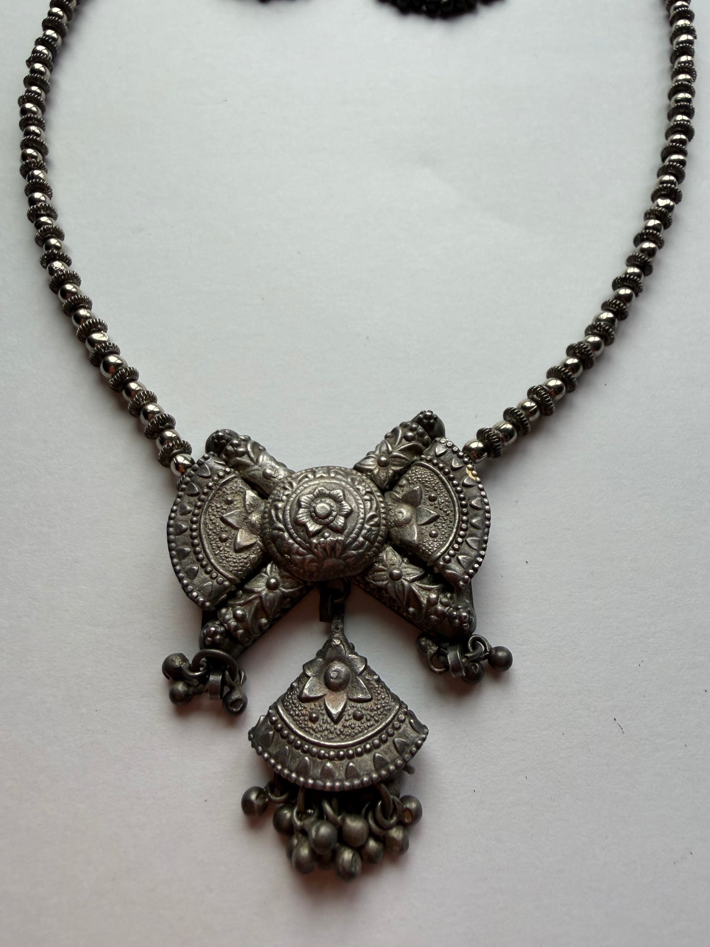German Silver Necklace Set
