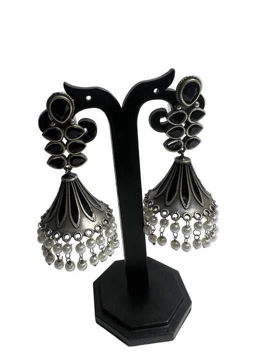 German Silver Jhumka/Earrings