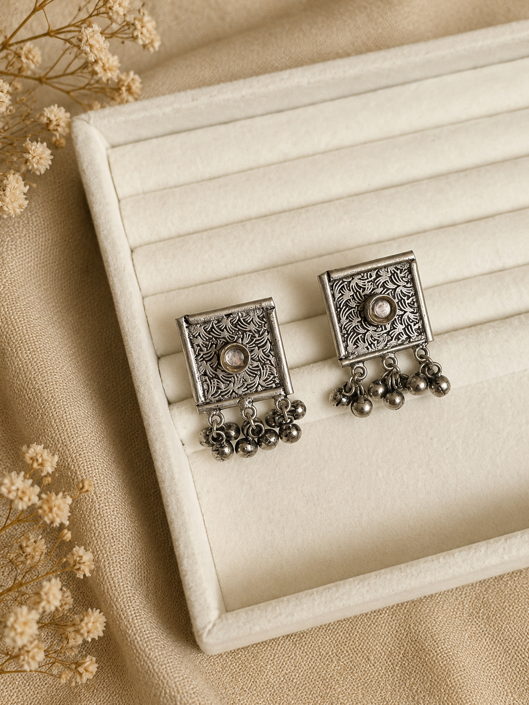 German Silver & Kundan choker/necklace set