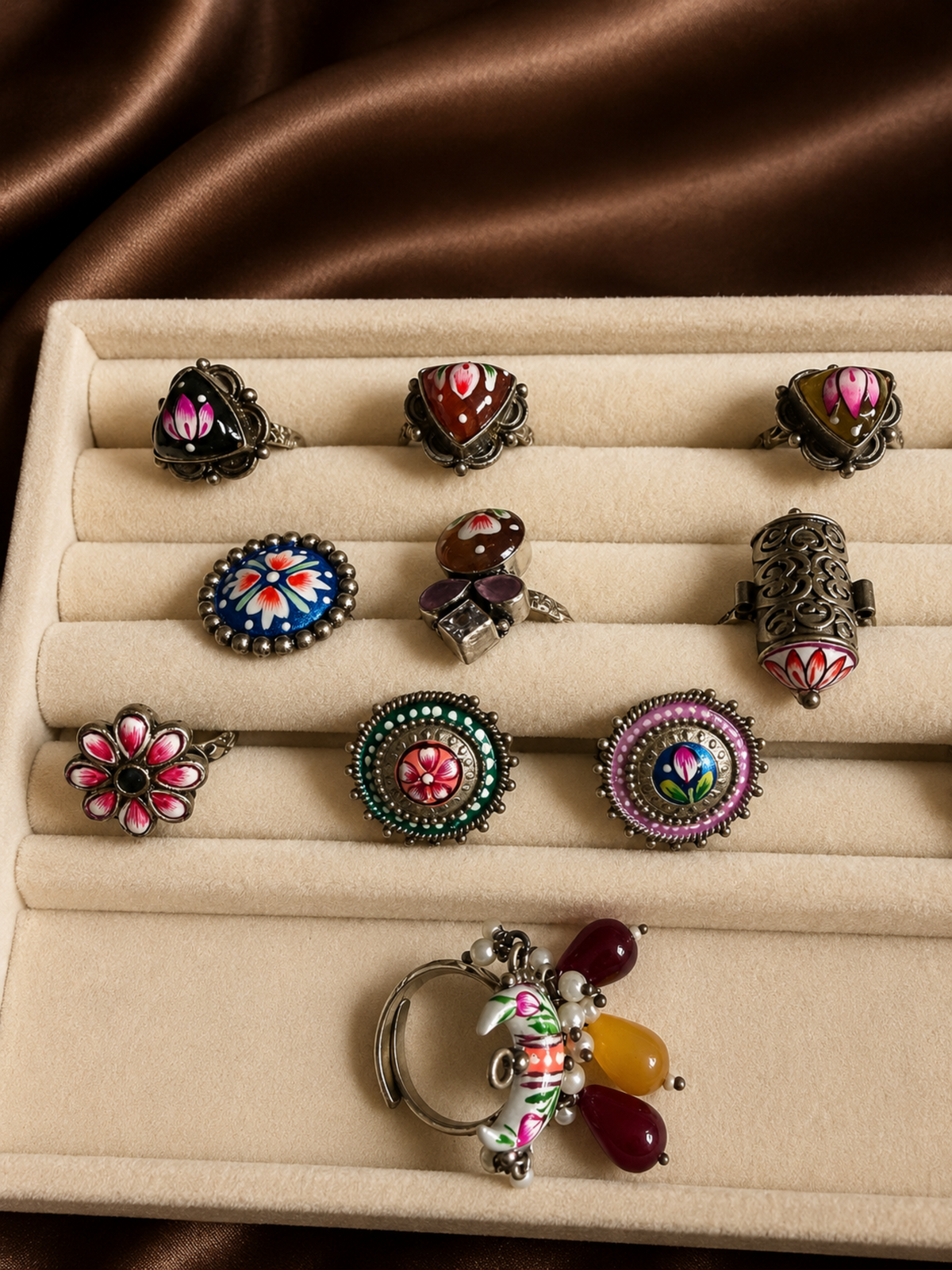 Hand-Painted Rings