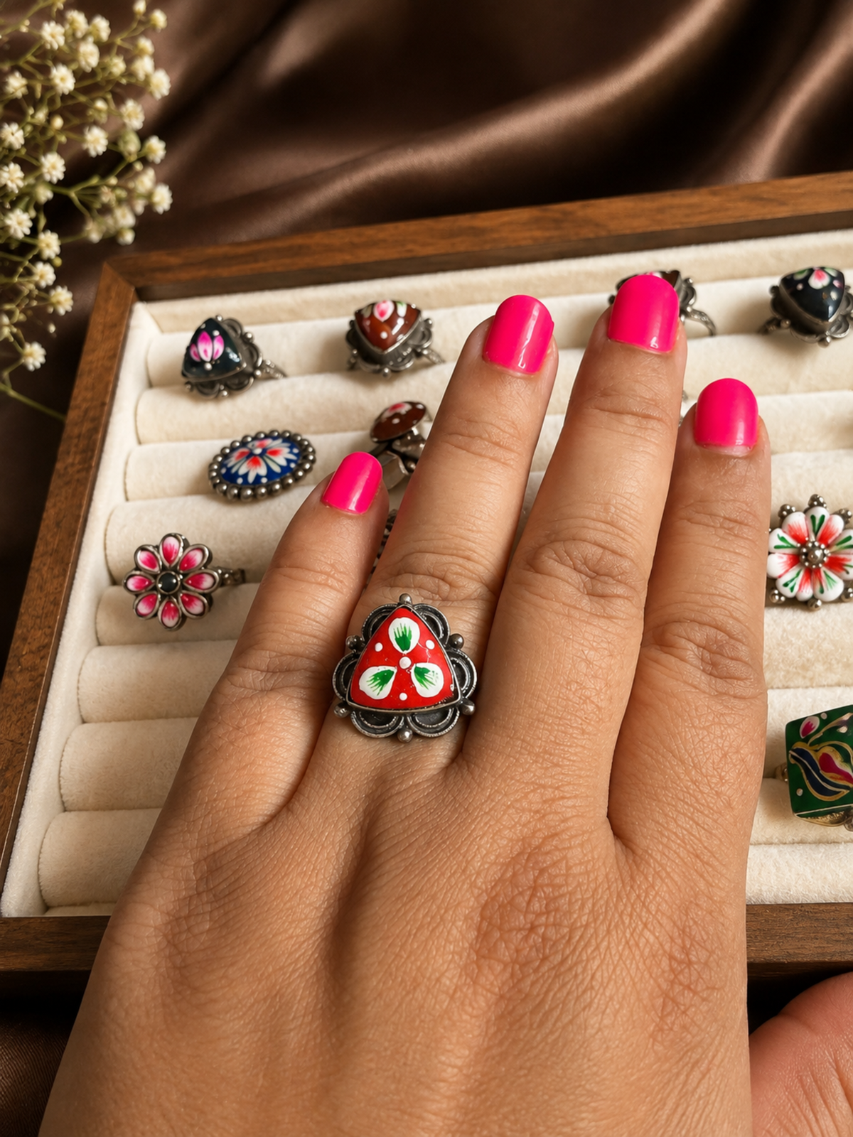 Hand-Painted Rings