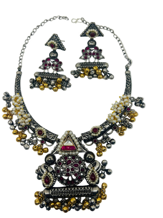 Dual tone Necklace