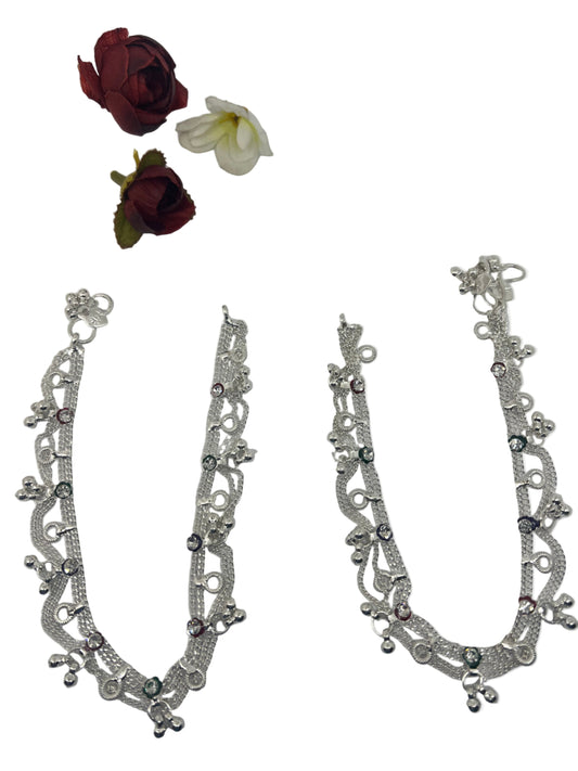 Silver Plated Anklets